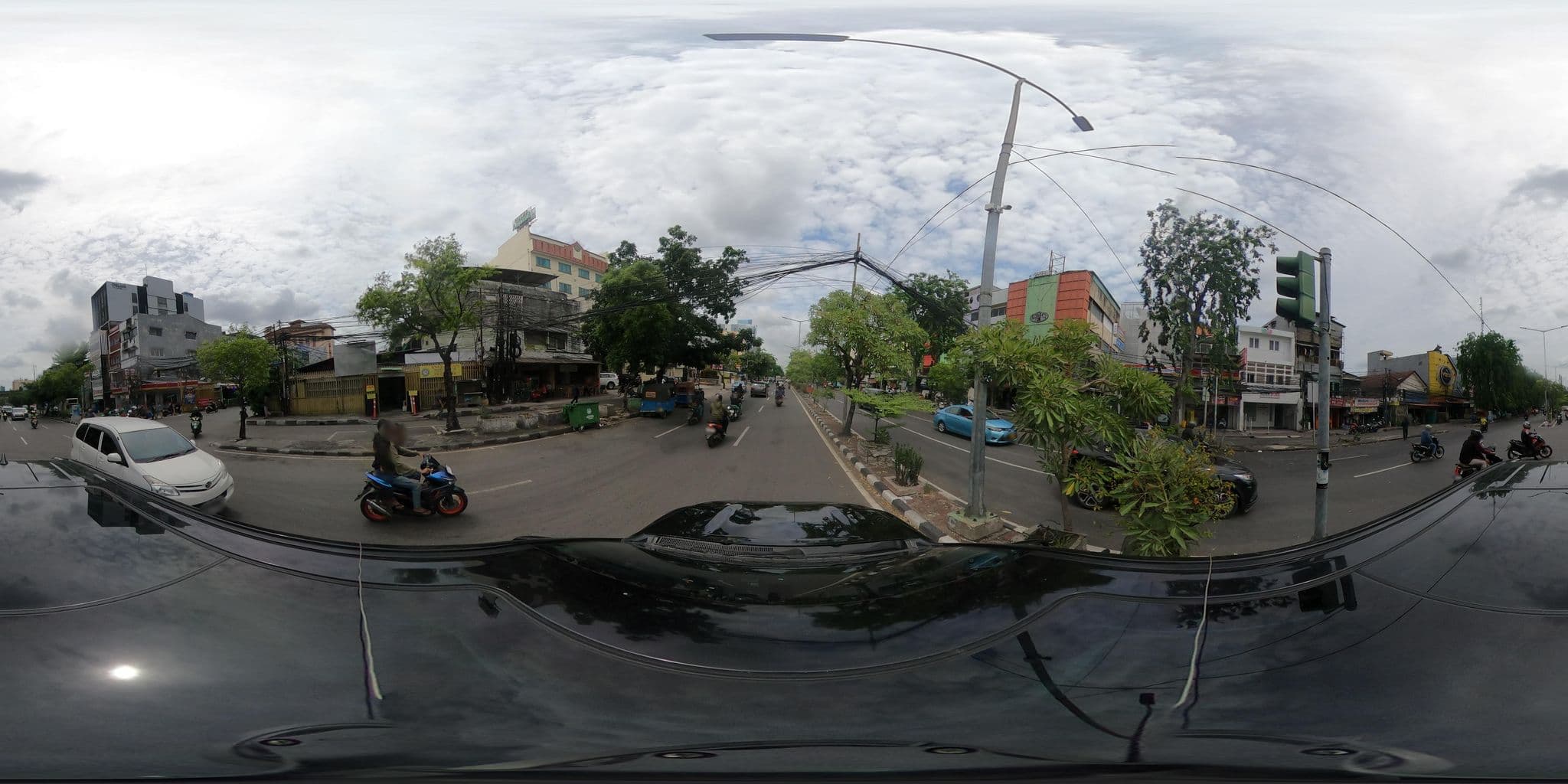 Street view near Hotel Astika, Jakarta