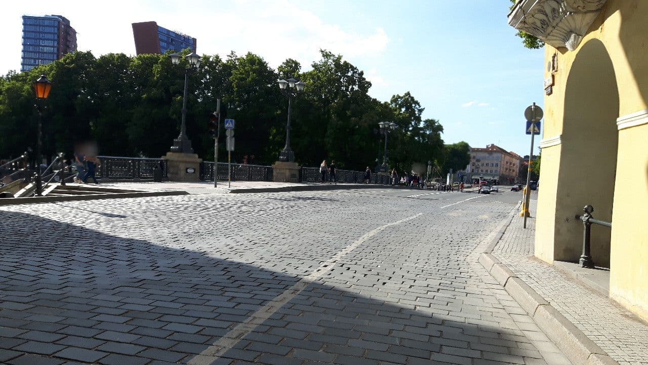 Street view near Vilhelm's Apartment, Klaipėda — © changchun1 (CC BY-SA · Mapillary)