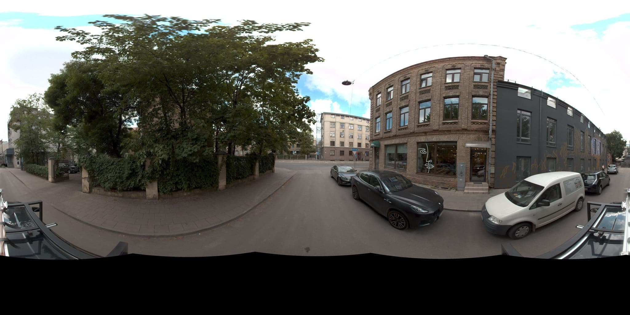 Street view near Valentina's Rooms, Vilnius — © vms (CC BY-SA · Mapillary)