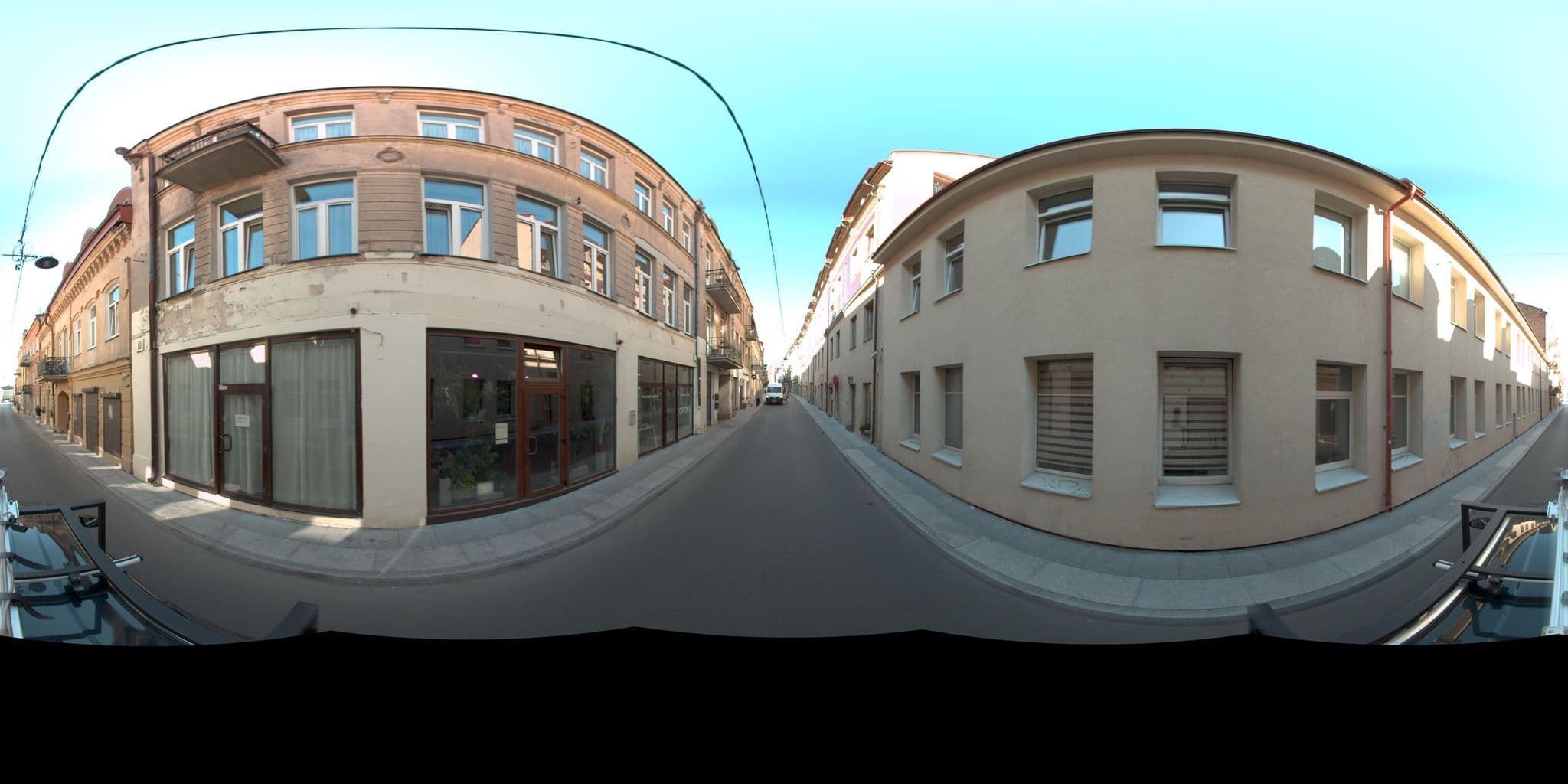 Street view near Guoda Apartments, Naujamiestis — © vms (CC BY-SA · Mapillary)