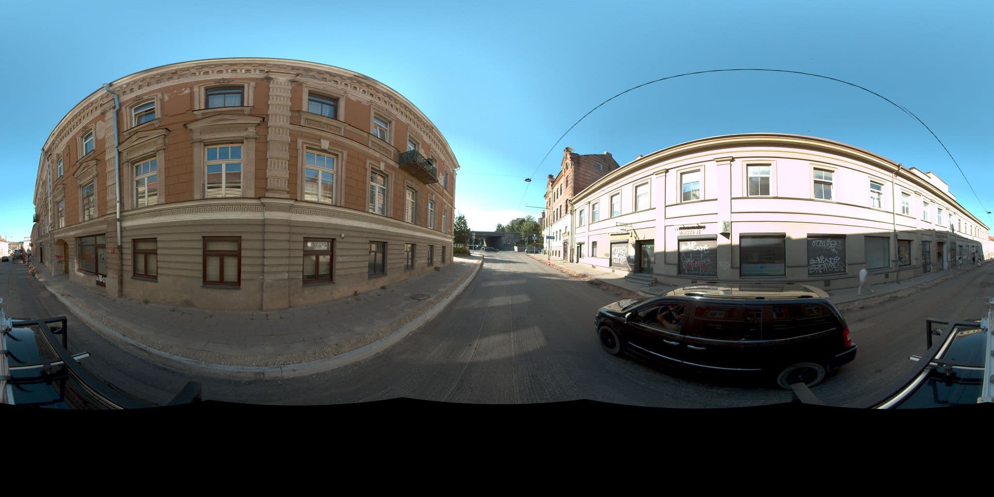 Street view near Guest house "Prie Miesto Vartų", Naujininkai — © vms (CC BY-SA · Mapillary)
