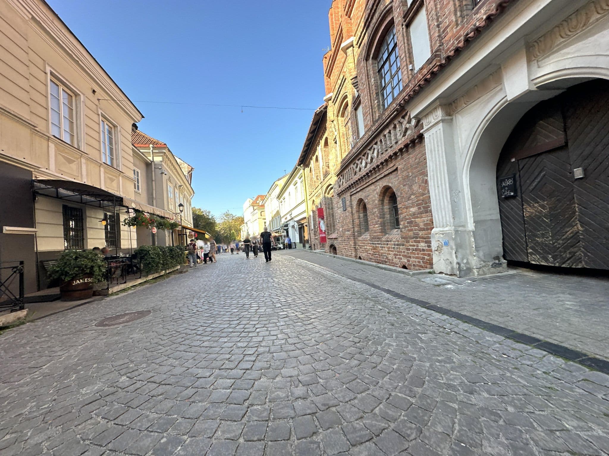 Street view near Pilies Street Apartments, Vilnius — © quickness805 (CC BY-SA · Mapillary)