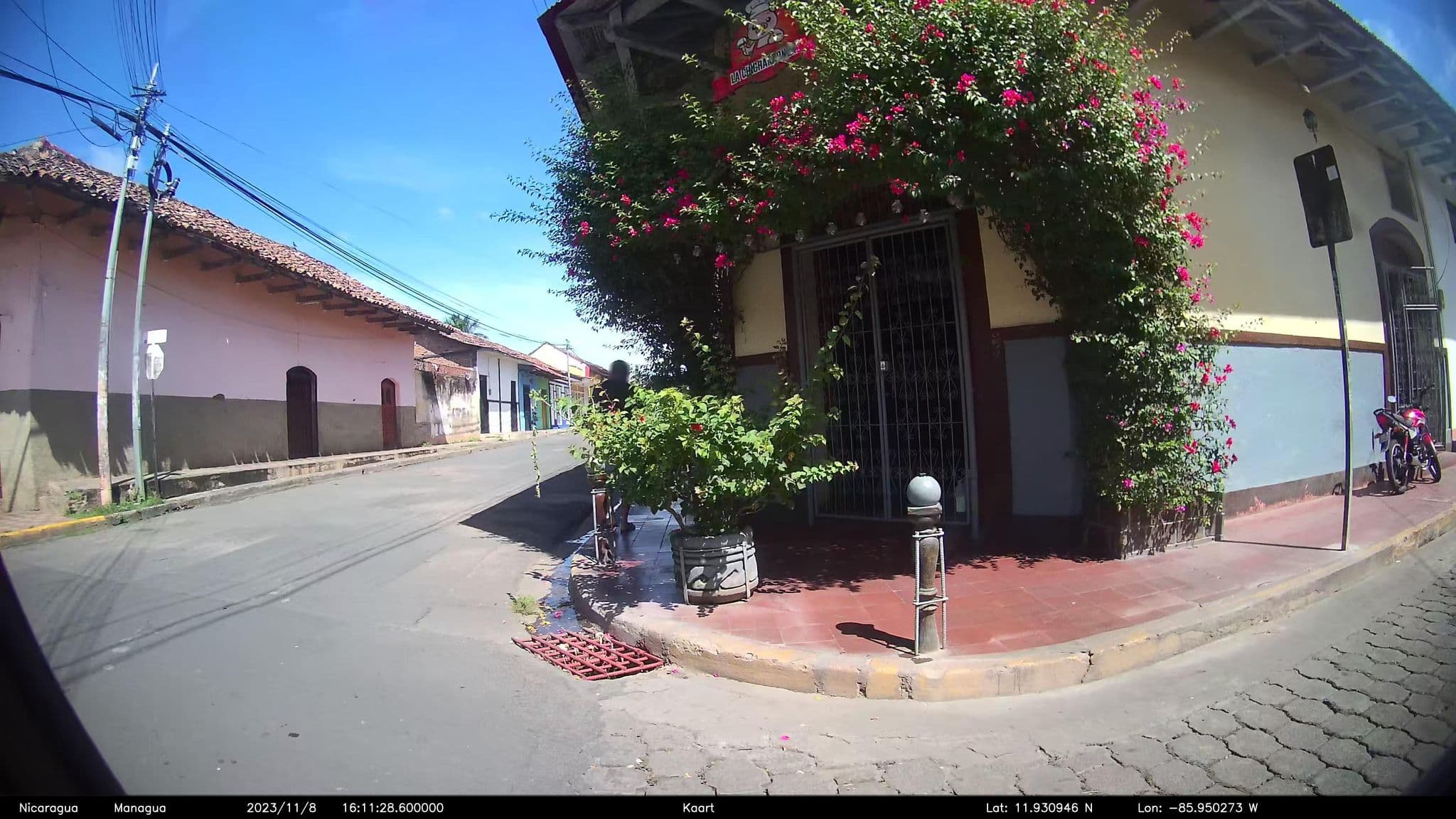 Street view near Miskitu Casa Boutique, Granada — © kaart_1 (CC BY-SA · Mapillary)