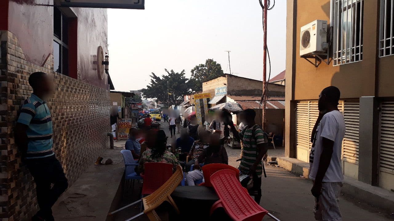 Street view near Carpe Diem Hotel Kinshasa, Kinshasa — © clairedelune (CC BY-SA · Mapillary)