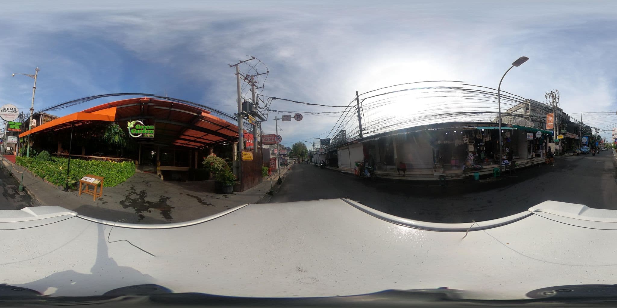Street view near Green Garden Hotel, Kuta
