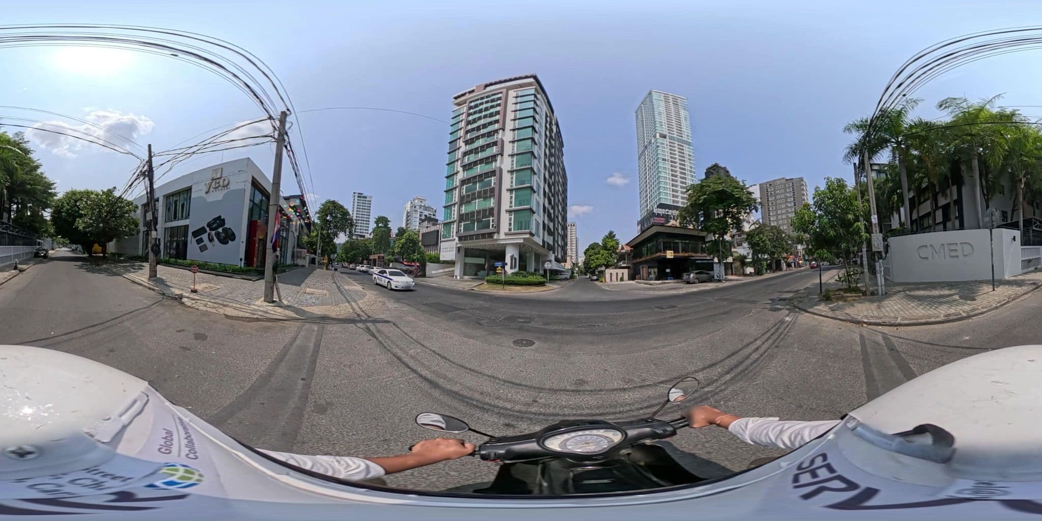 Street view near SKY VILLA - BKK Central Phnom Penh - Rooms and Apartments, Tuŏl Tumpung — © vteck (CC BY-SA · Mapillary)