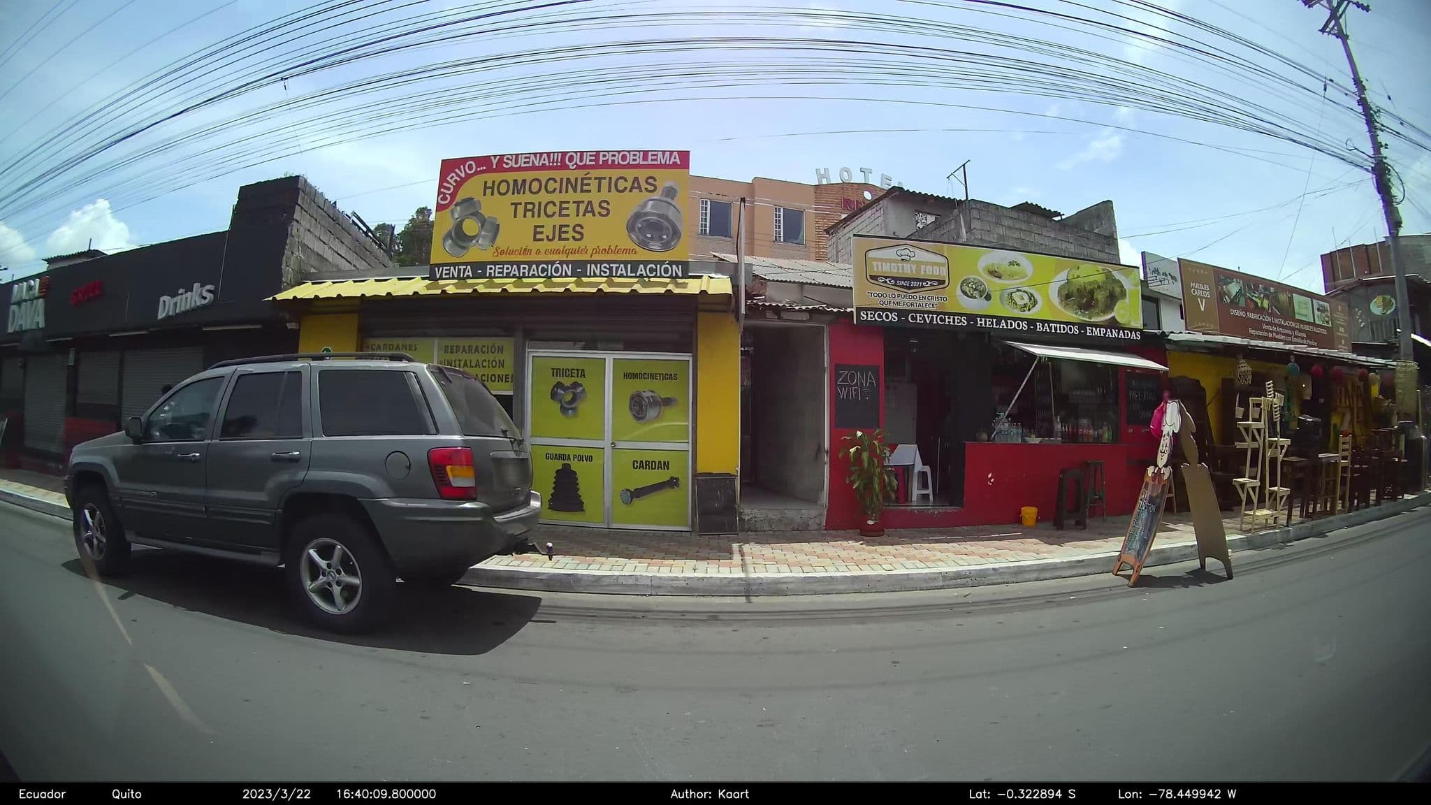 Street view near Hotel Del River, $26 dólares Habitaciones, Hoteles Sangolquí, Sangolquí — © kaart_2 (CC BY-SA · Mapillary)