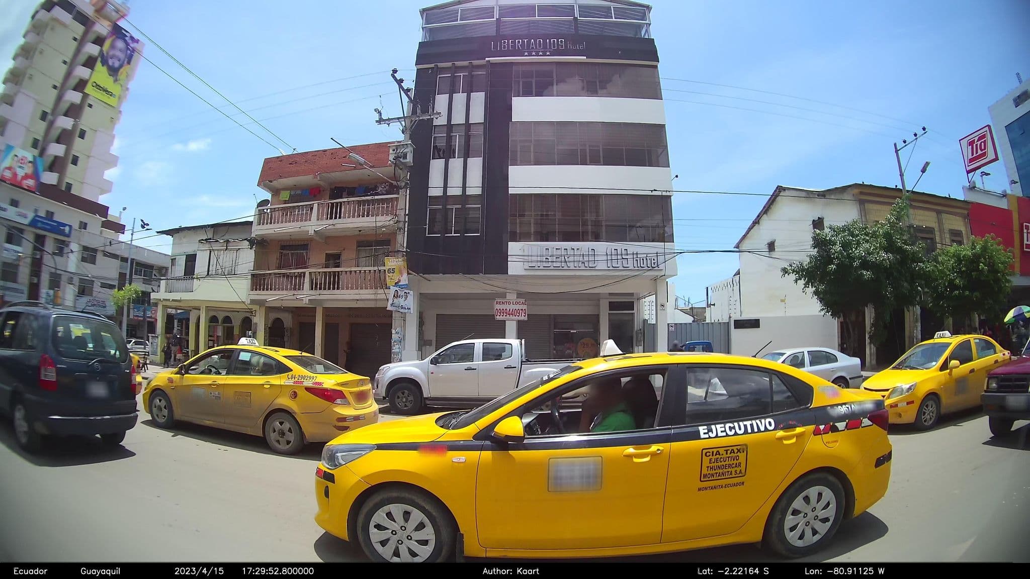 Street view near Hotel Libertad 109, La Libertad — © kaart_2 (CC BY-SA · Mapillary)