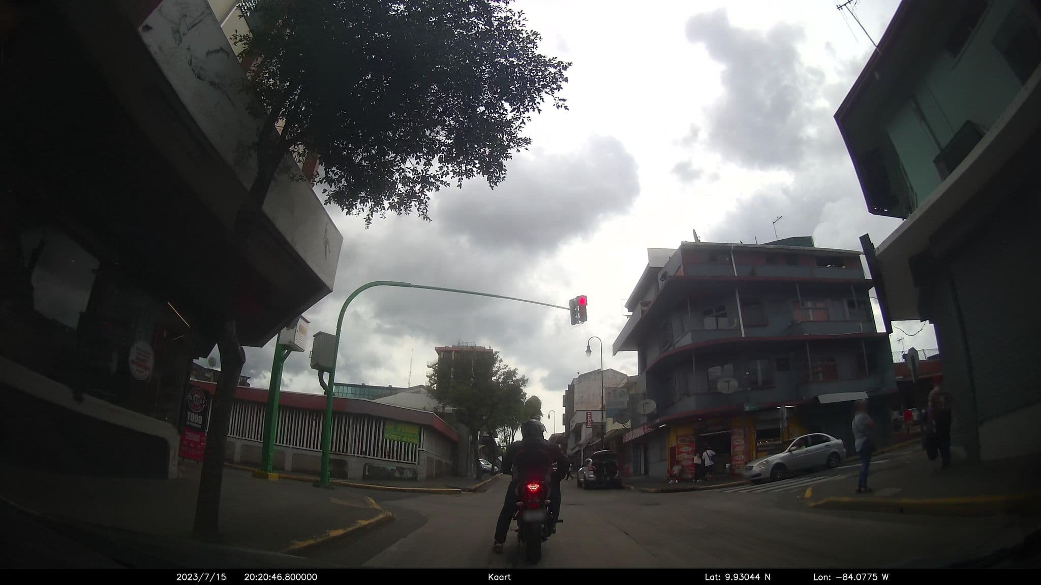 Street view near Hotel del Este Santa Fe, San José — © kaart_2 (CC BY-SA · Mapillary)