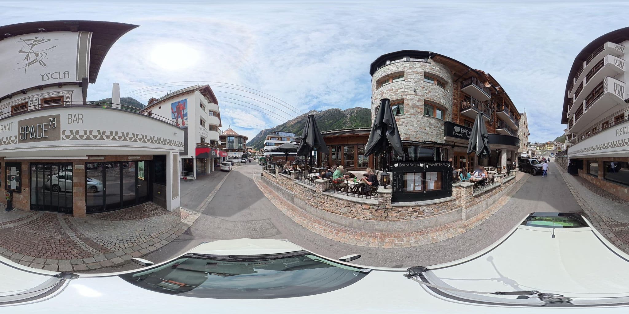 Street view near Silvretta, Ischgl