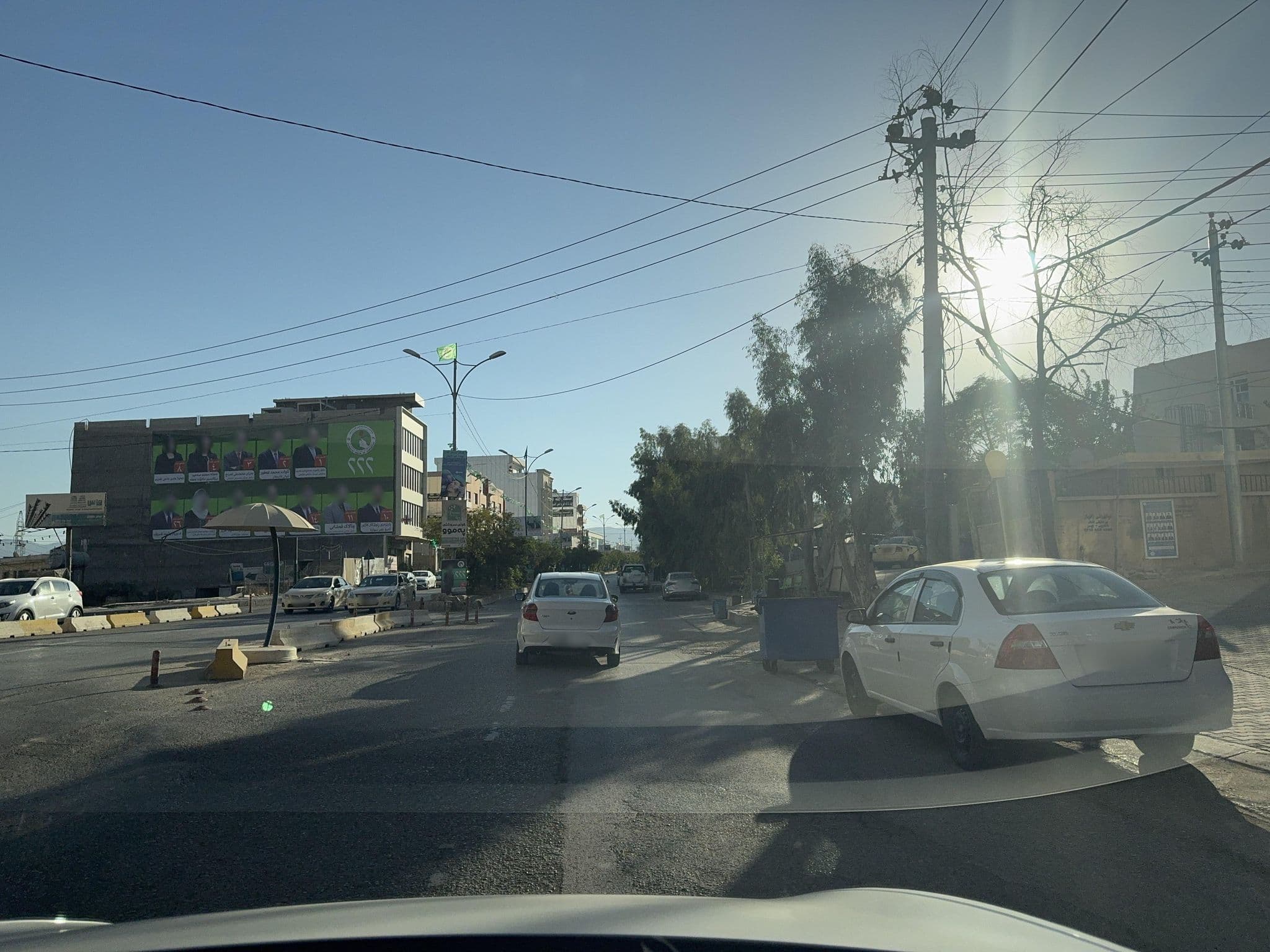 Street view near Royal Bakrajo Hotel, Sulaymaniyah — © rawaz85 (CC BY-SA · Mapillary)