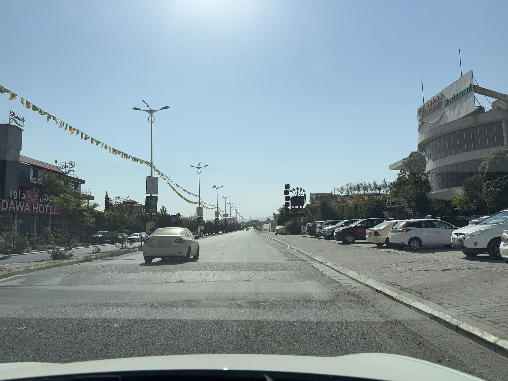 Street view near Dawa Hotel and Restaurant 5 stars, Sulaymaniyah — © rawaz85 (CC BY-SA · Mapillary)
