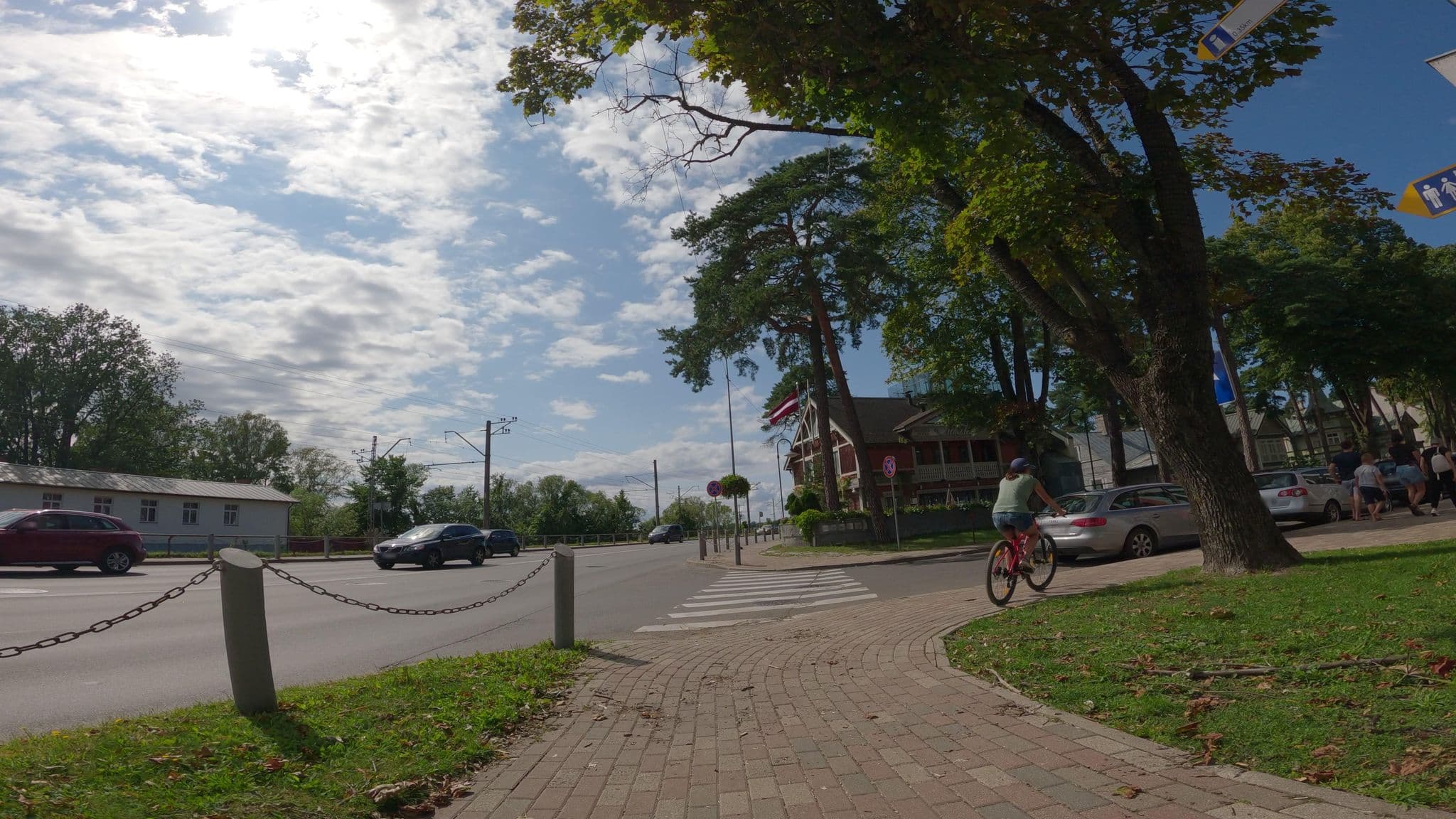 Street view near MaMa Boutique Hotel & Restaurant, Jūrmala — © hellphoto (CC BY-SA · Mapillary)