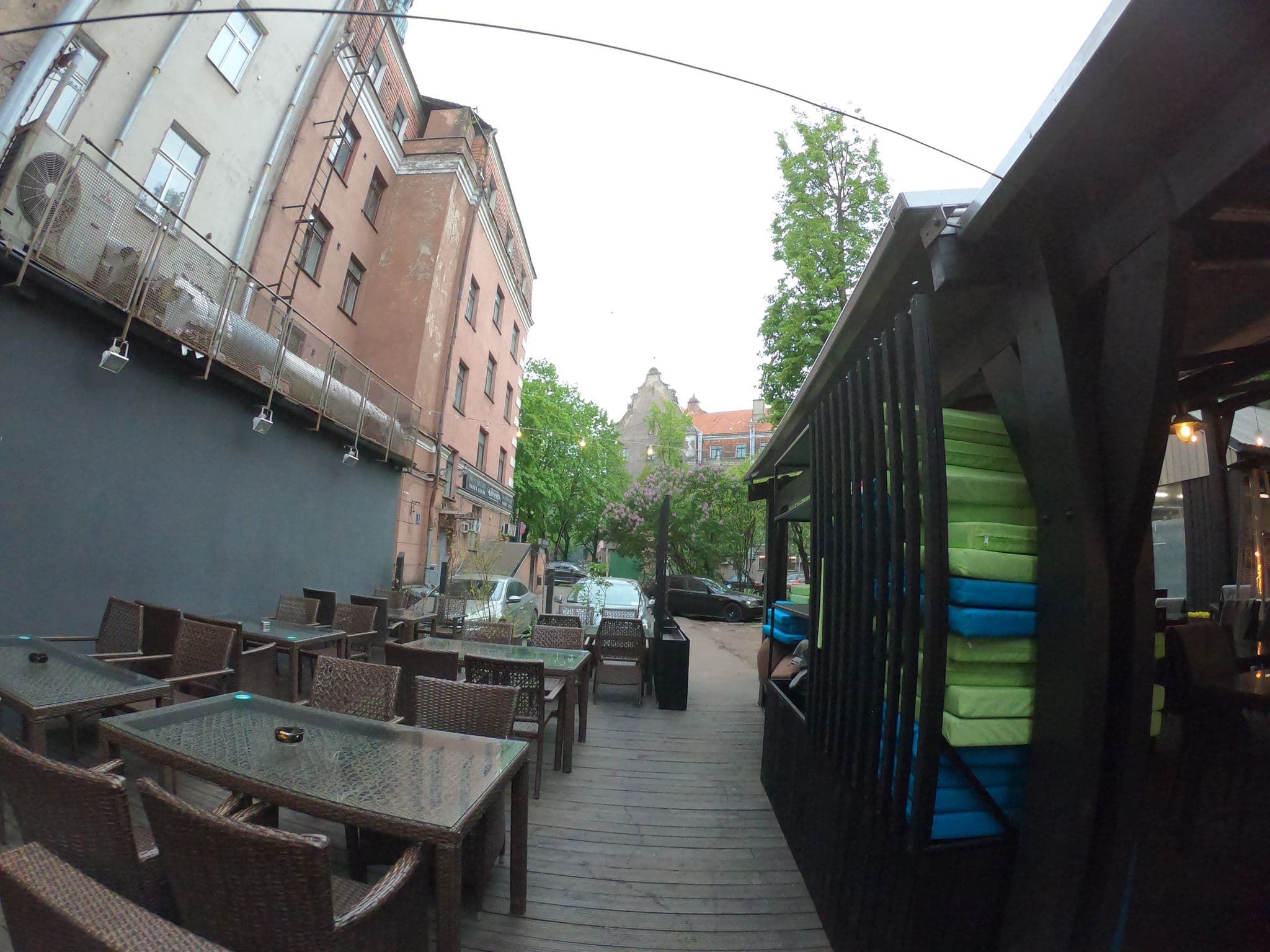 Street view near REDSTONE BOUTIQUE HOTEL, Riga — © richlv (CC BY-SA · Mapillary)