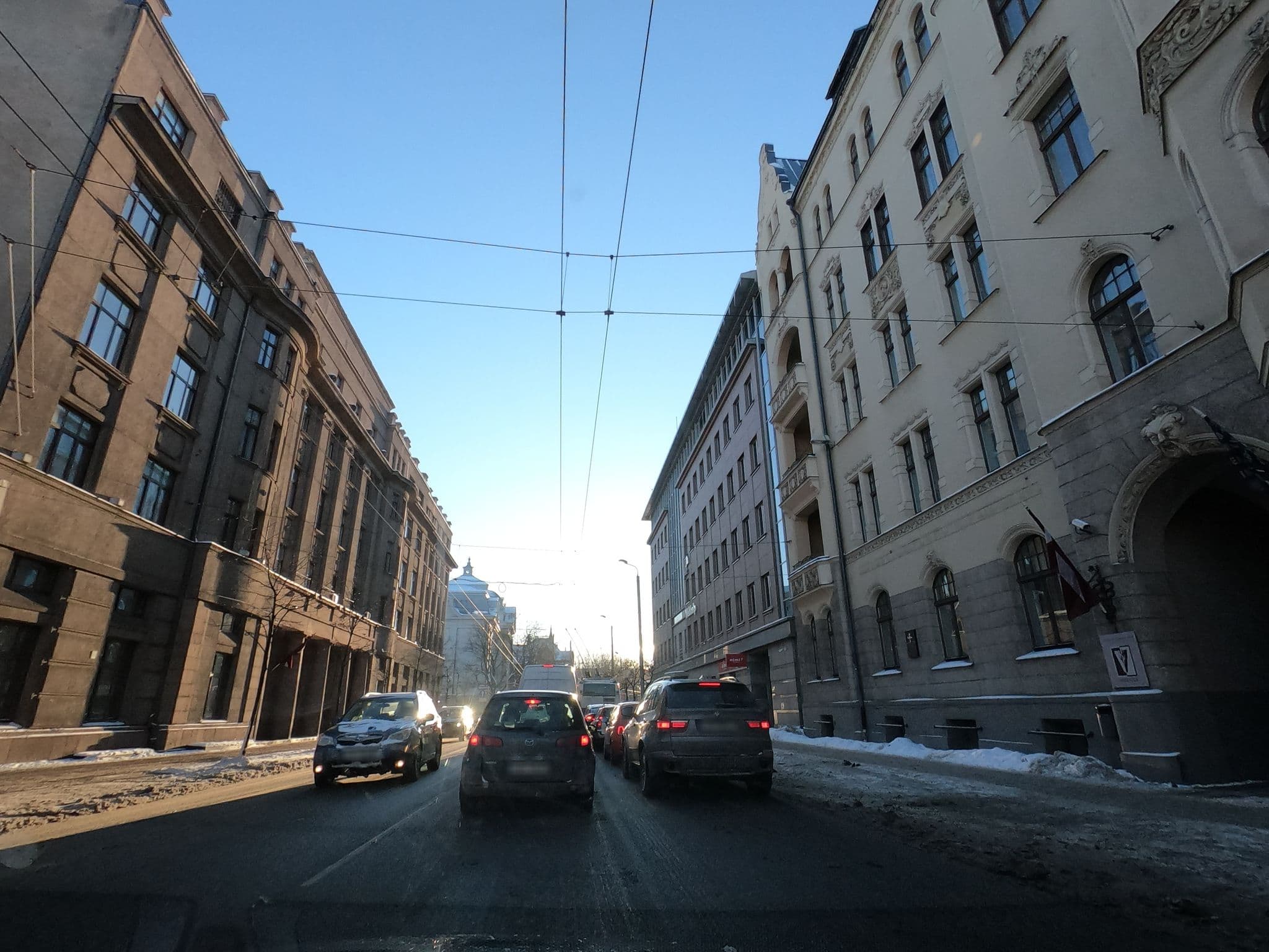 Street view near TRIBE Riga City Centre Hotel - Renovated 2026, Vecrīga — © richlv (CC BY-SA · Mapillary)