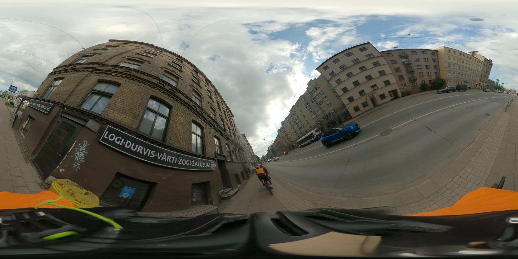 Street view near ApartHotel Rīga, Čiekurkalns — © ursus (CC BY-SA · Mapillary)