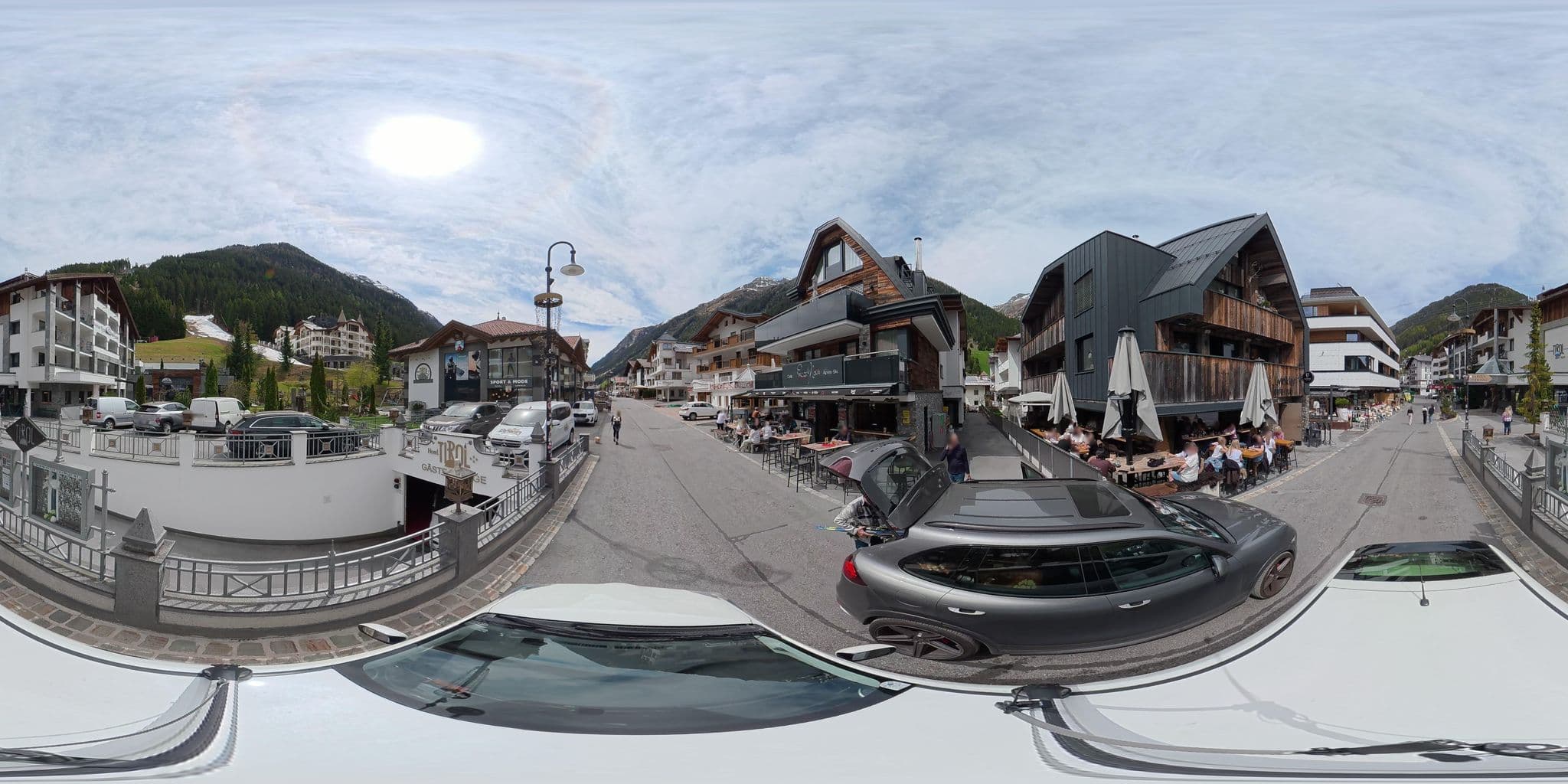 Street view near Garni Pazze Nova, Ischgl