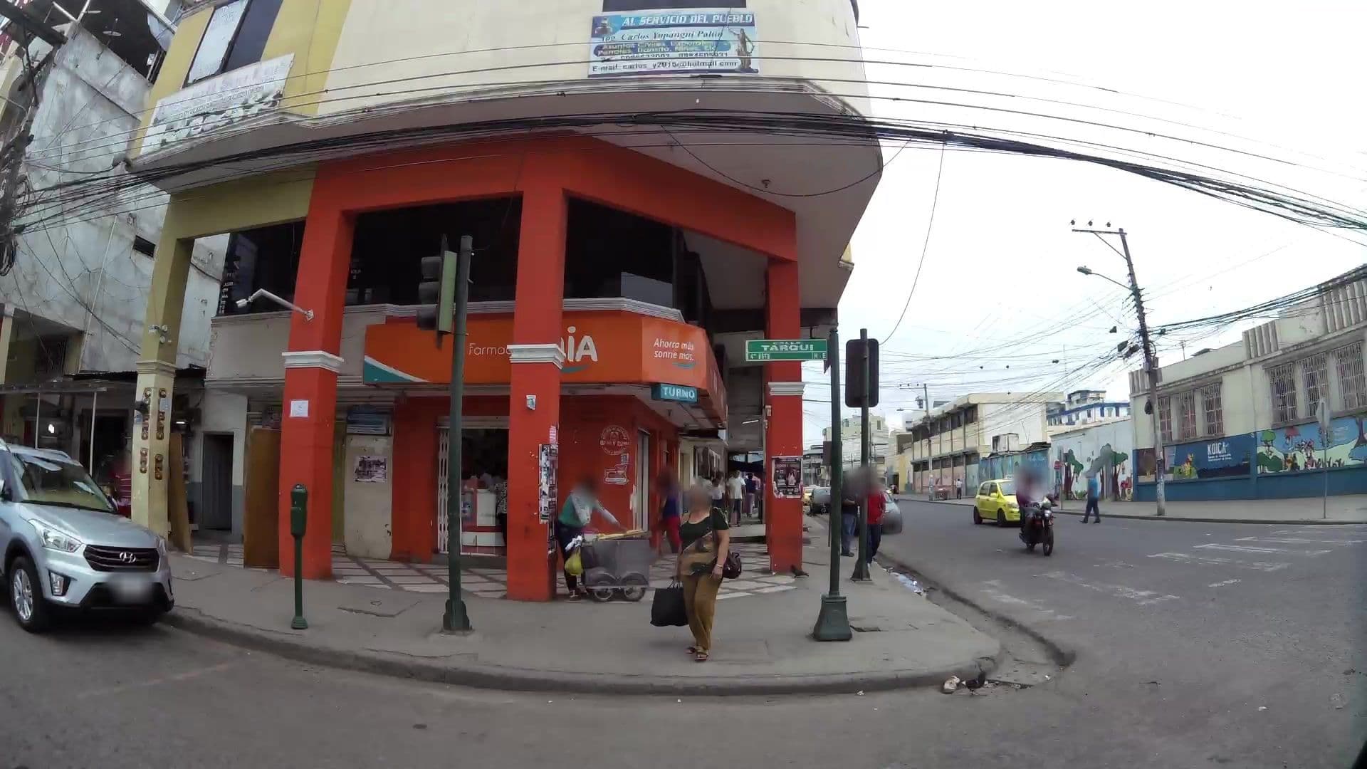 Street view near Hotel "San Francisco" Nueva Generación, Machala — © kaartcam (CC BY-SA · Mapillary)