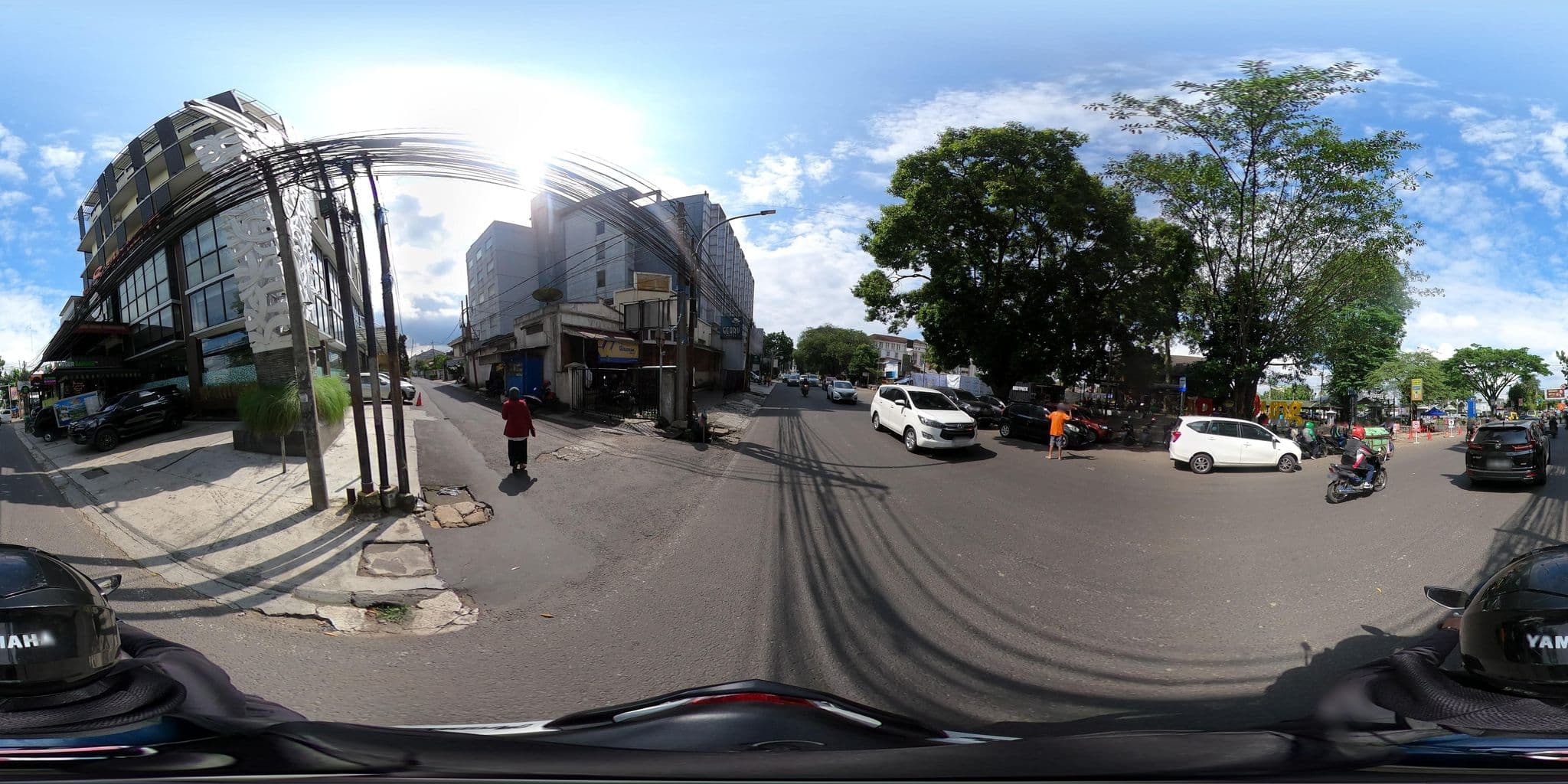 Street view near Grand Sovia Hotel, Bandung
