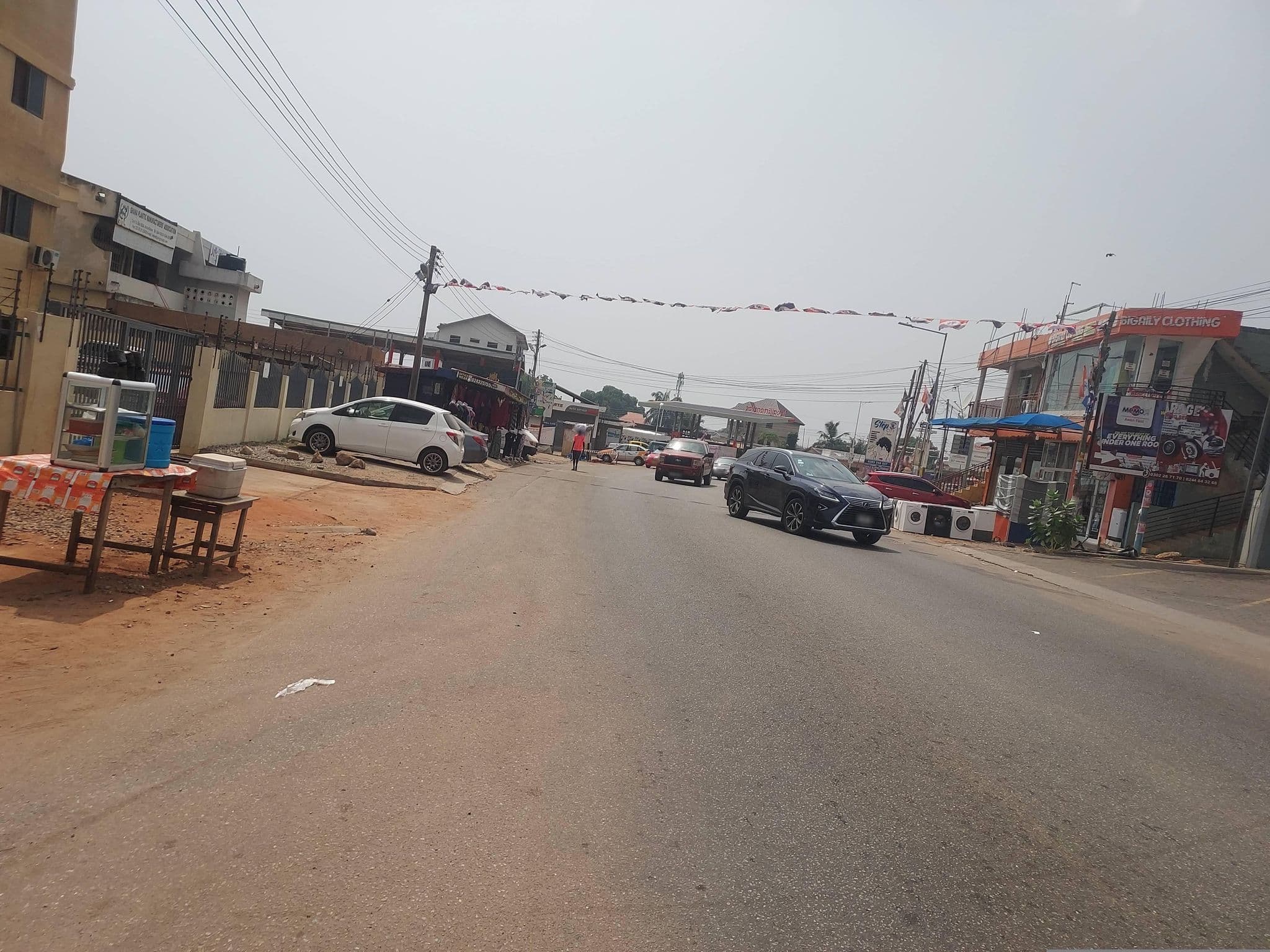Street view near Royal Atlantic Hostel, Accra — © Berchiepratt03 (CC BY-SA · Mapillary)