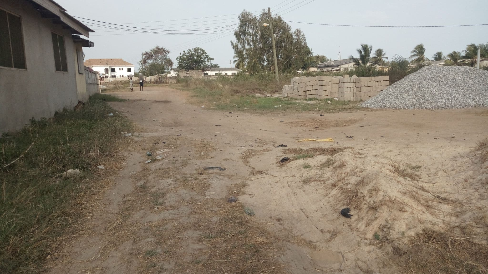Street view near God’s Home Hostel, Winneba — © ameleke (CC BY-SA · Mapillary)