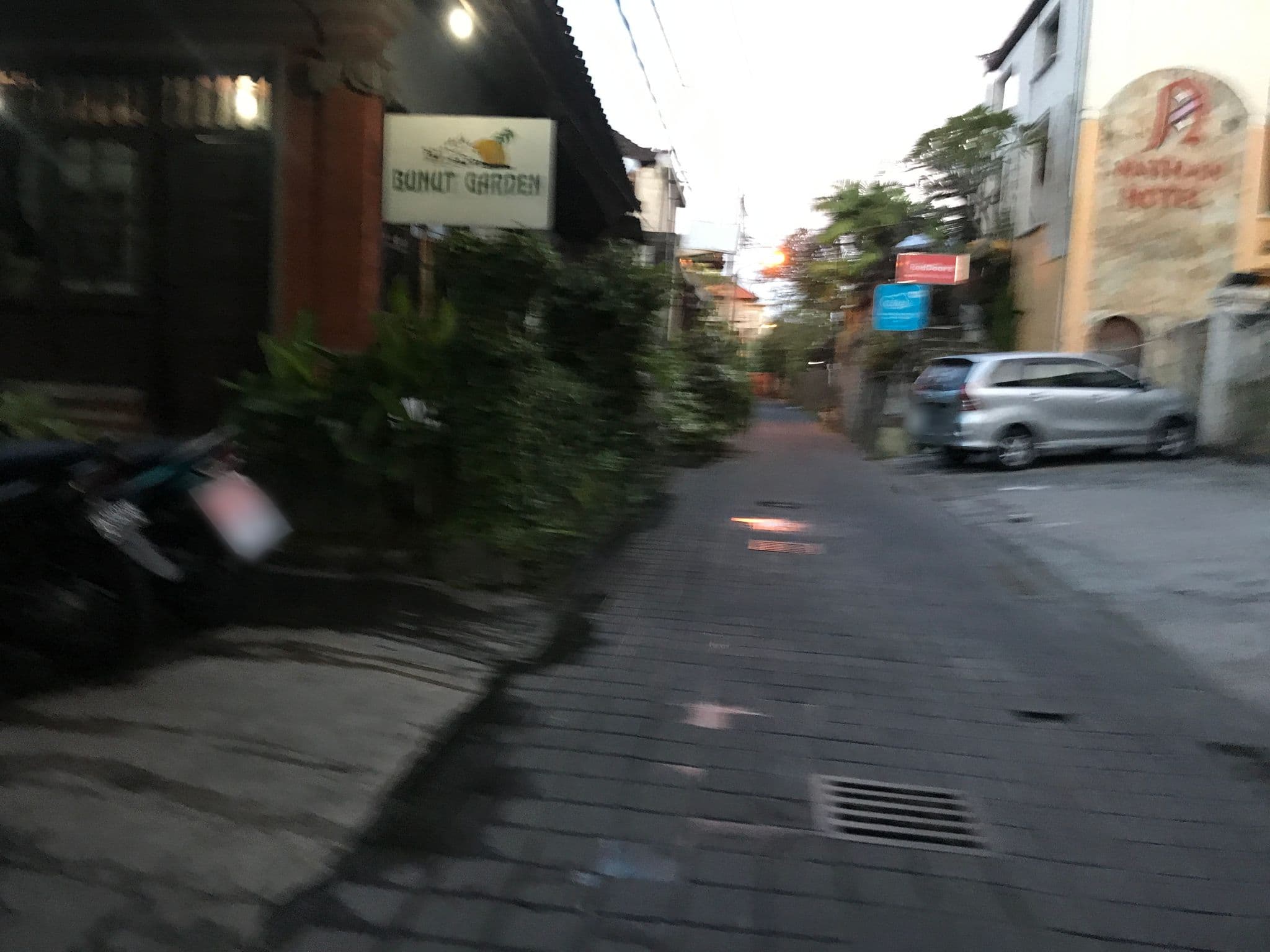 Street view near Nathan hotel, Kuta