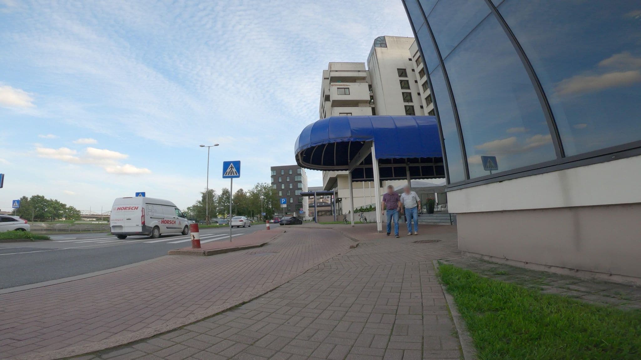 Street view near Radisson Blu Daugava Hotel, Riga, Riga — © hellphoto (CC BY-SA · Mapillary)