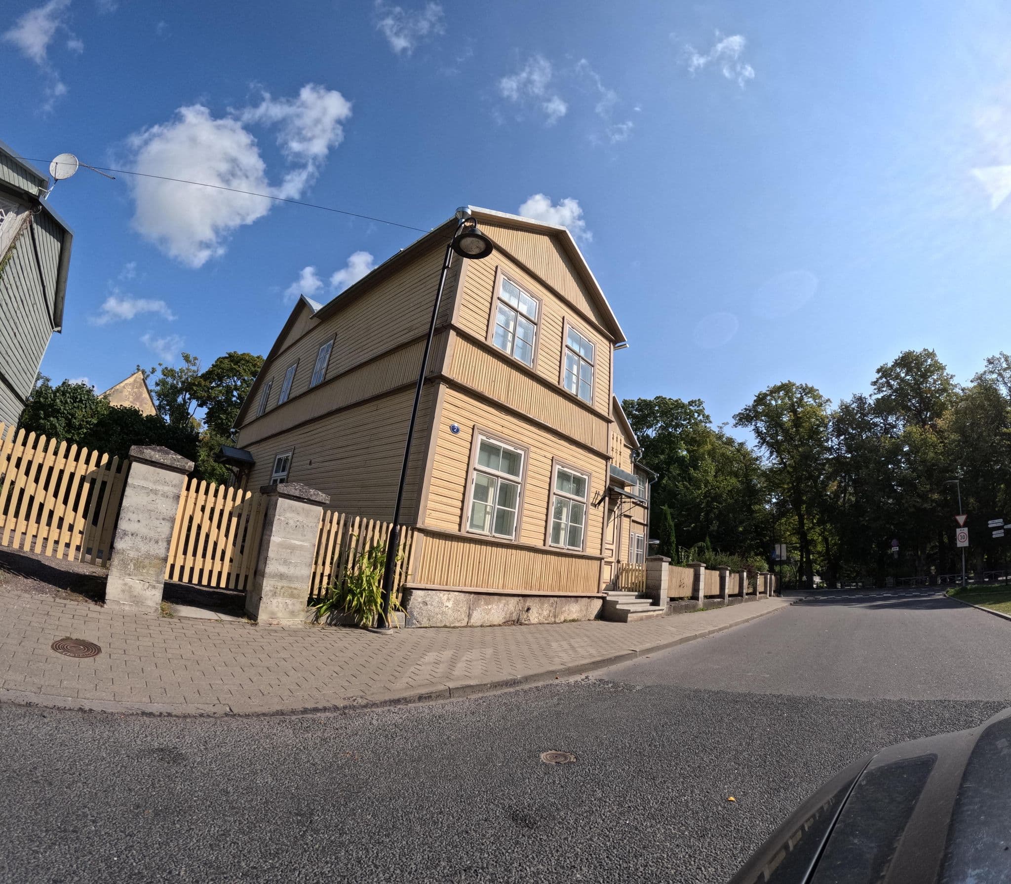 Street view near Veski Apartment, Kuressaare — © richlv (CC BY-SA · Mapillary)