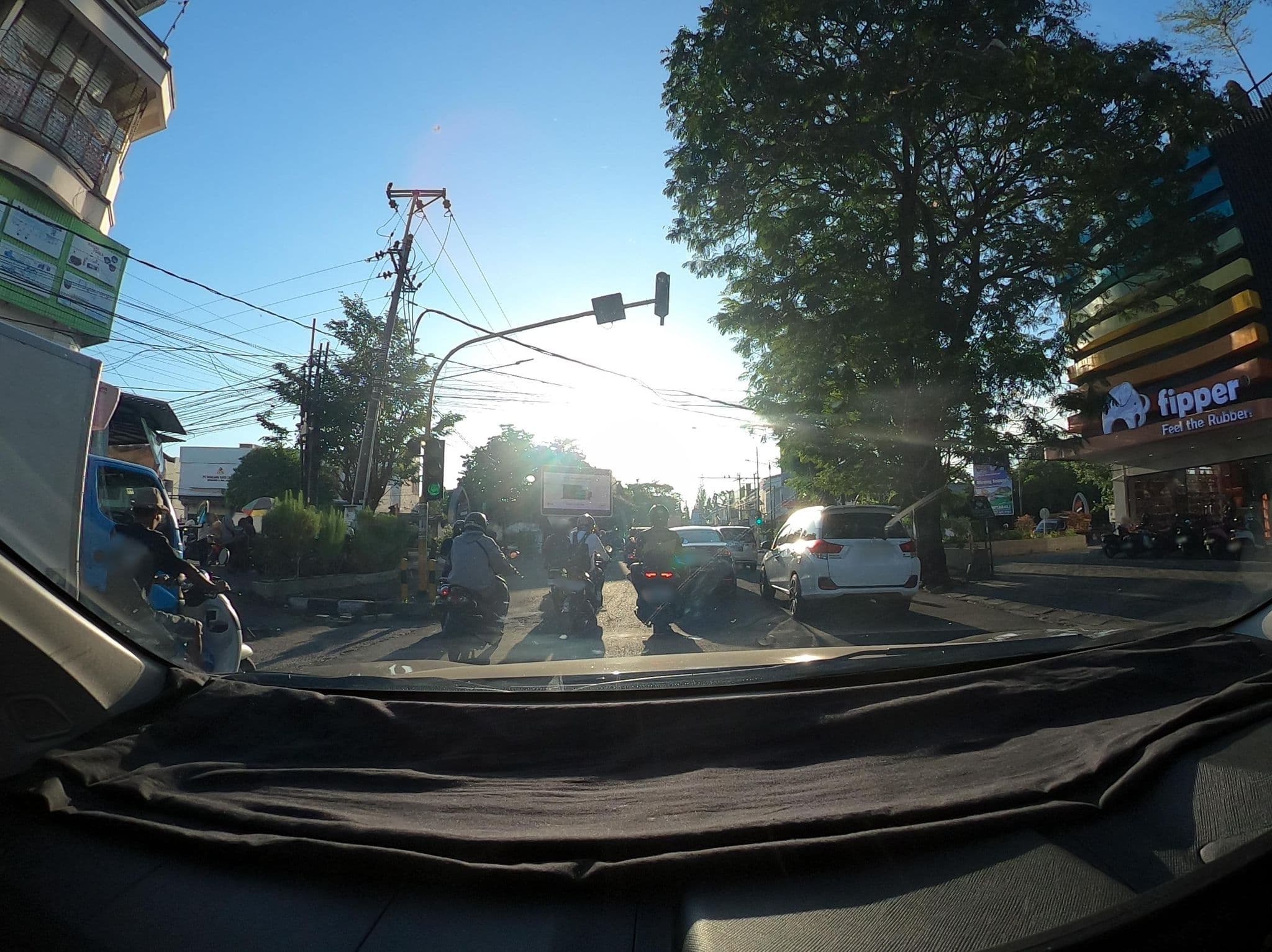 Street view near Aston Inn Mataram, Mataram