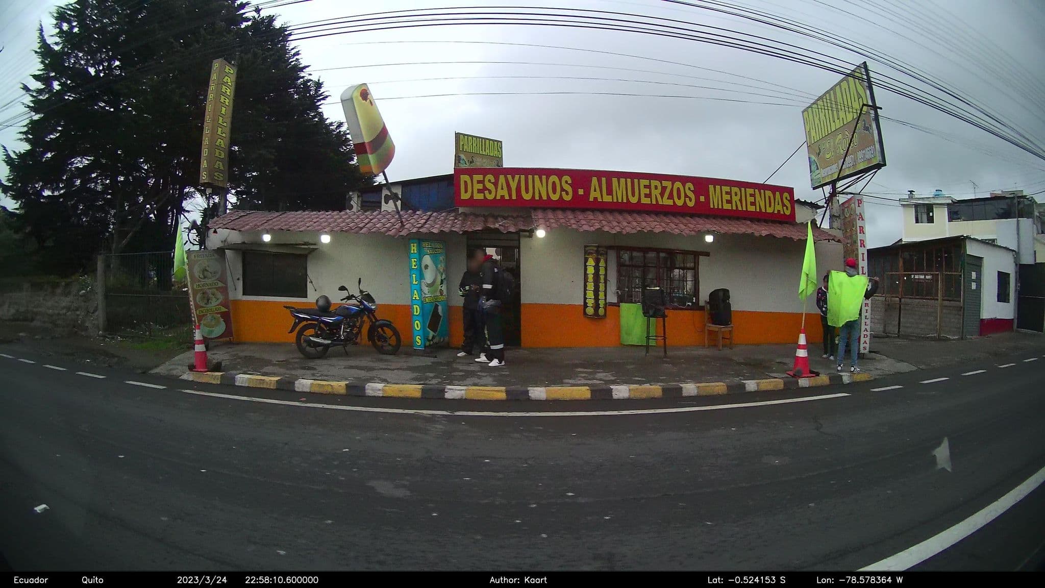 Street view near Hostel Hotel Centro De Descanso Machachi, Machachi — © kaart_2 (CC BY-SA · Mapillary)