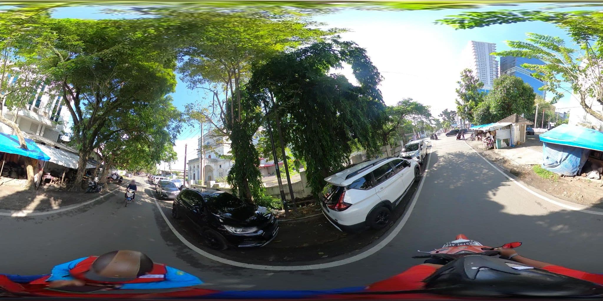 Street view near Royal Perintis Hotel, Medan