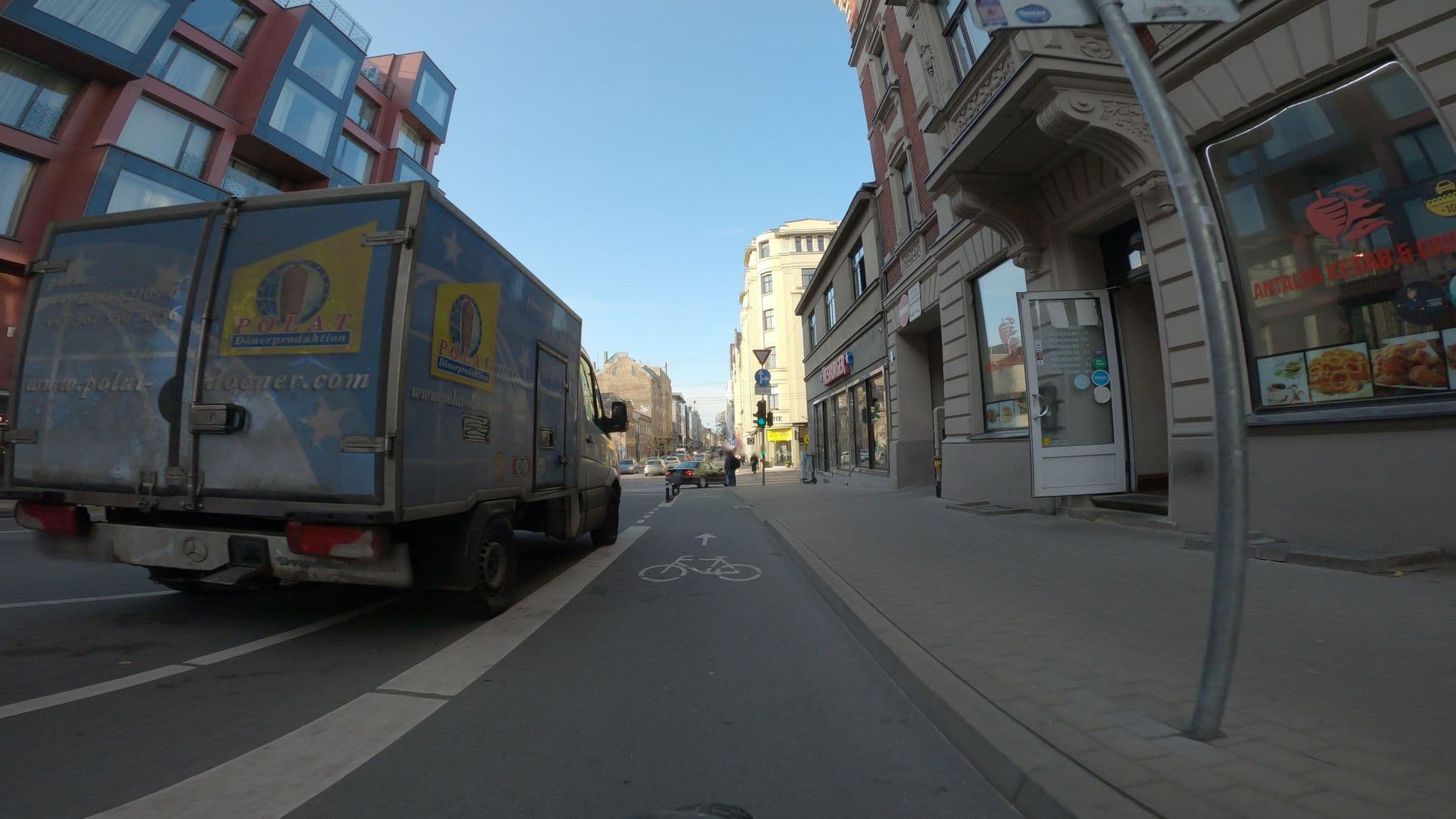 Street view near The Penthouse, Vecrīga — © hellphoto (CC BY-SA · Mapillary)