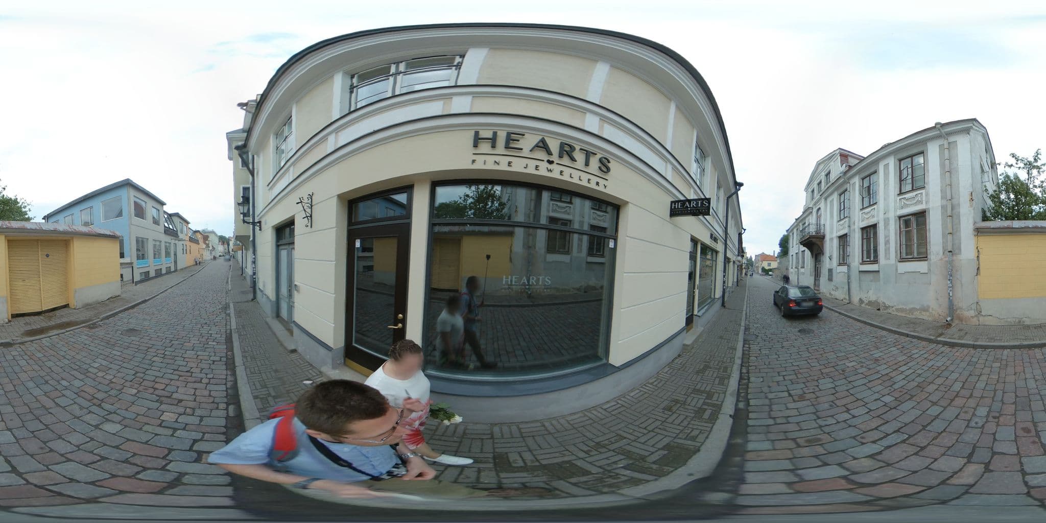 Street view near Taanilinna Hotell, Tallinn — © vlivyur (CC BY-SA · Mapillary)