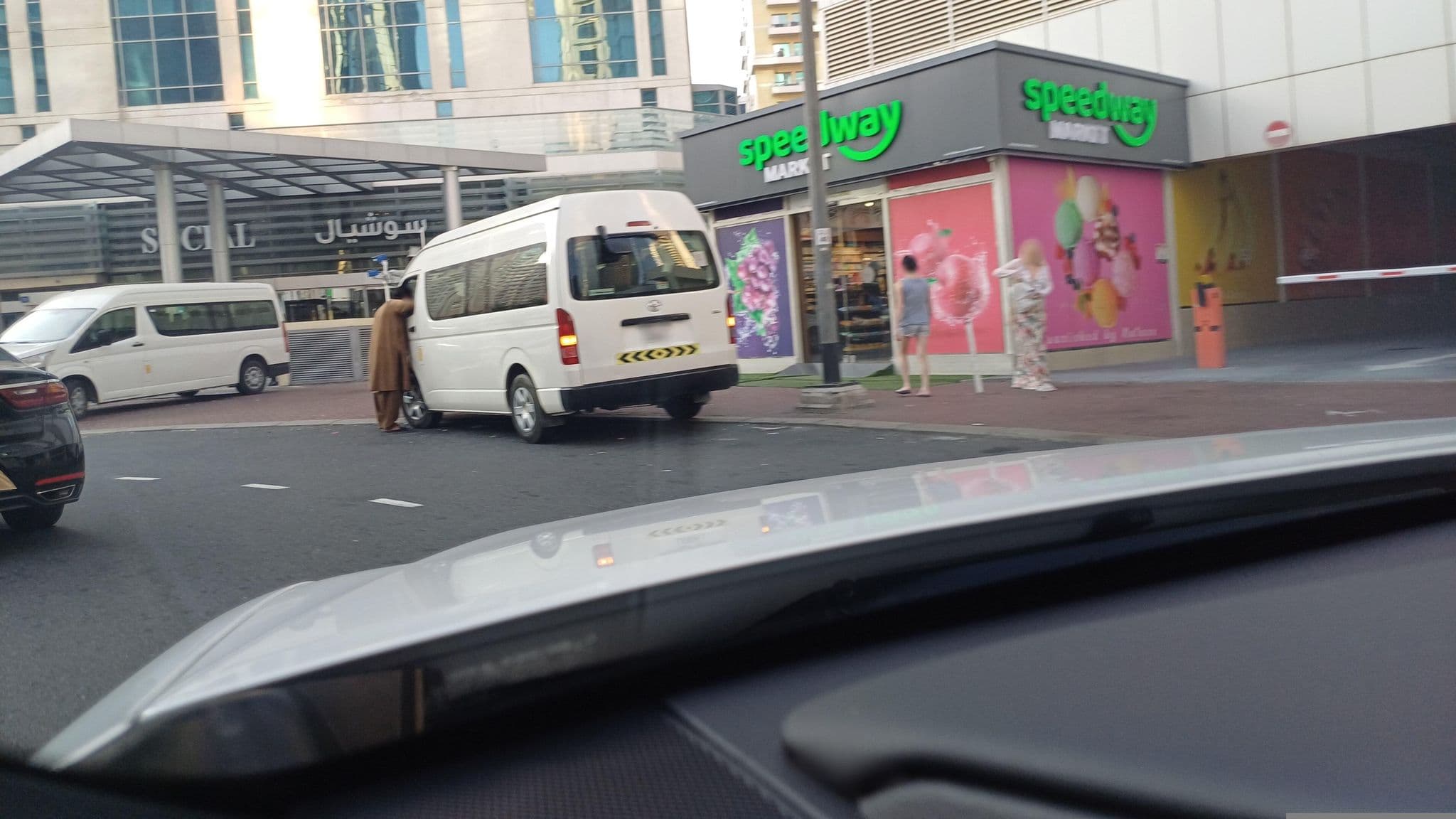 Street view near Byblos Hotel (Closed), Knowledge Village — © saim786 (CC BY-SA · Mapillary)