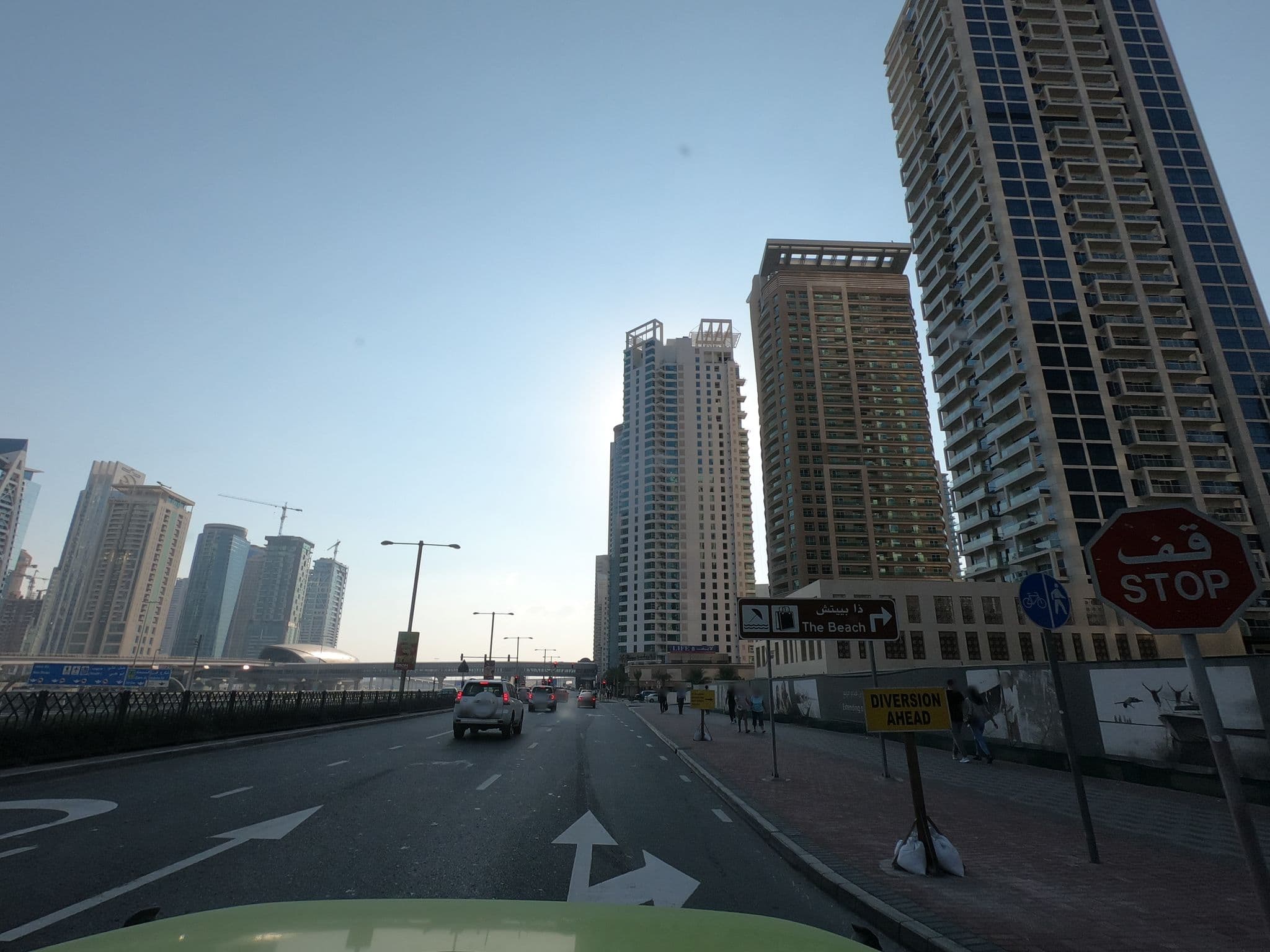 Street view near Angel Packers, Dubai Marina — © countzero5 (CC BY-SA · Mapillary)