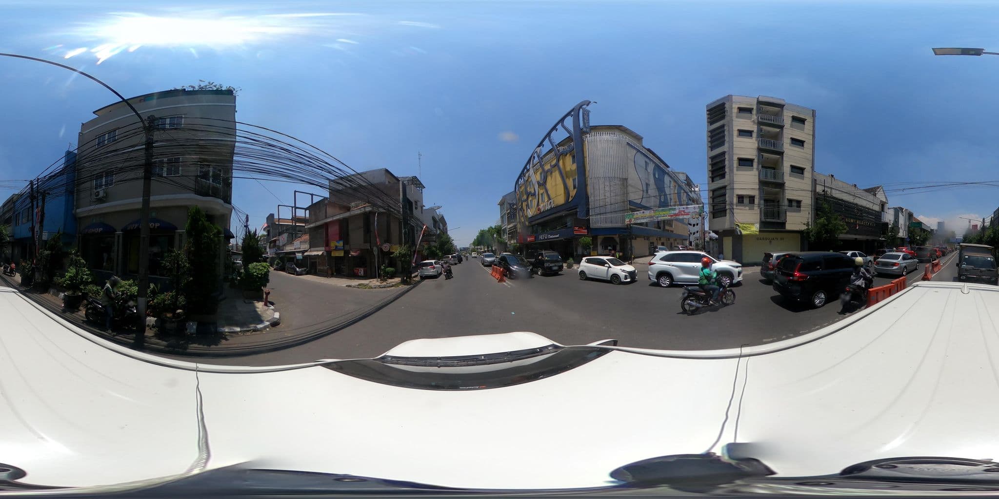 Street view near D'sovia Hotel, Bandung