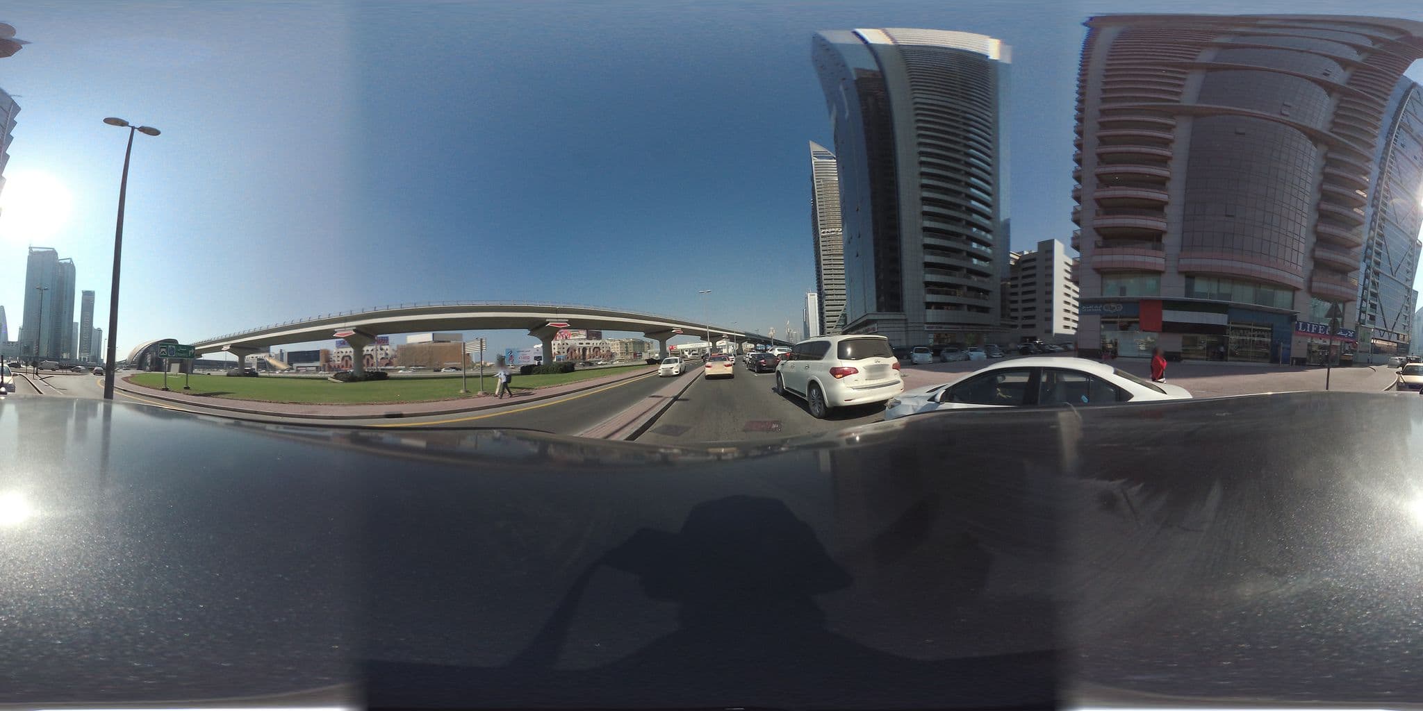 Street view near Emirates Hostel Dxb, Al Wasl — © wassaf (CC BY-SA · Mapillary)