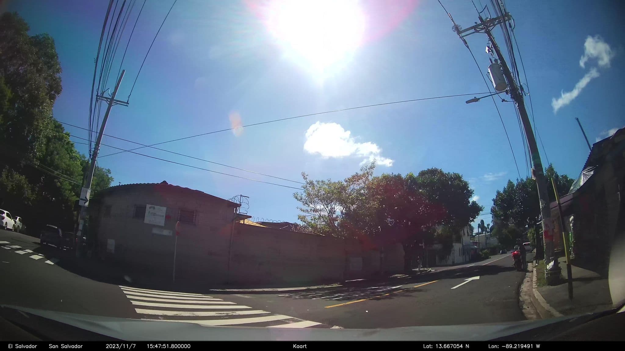 Street view near Ecohotel Finquita San Nicolás, Antiguo Cuscatlán — © kaart_2 (CC BY-SA · Mapillary)