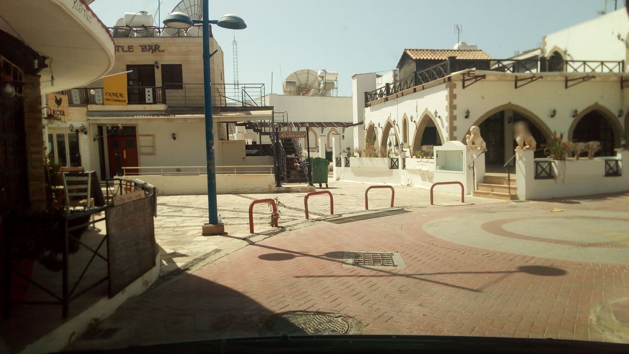 Street view near One Love One World Ayia Napa square Hostel, Ayia Napa — © stpkyriakou (CC BY-SA · Mapillary)