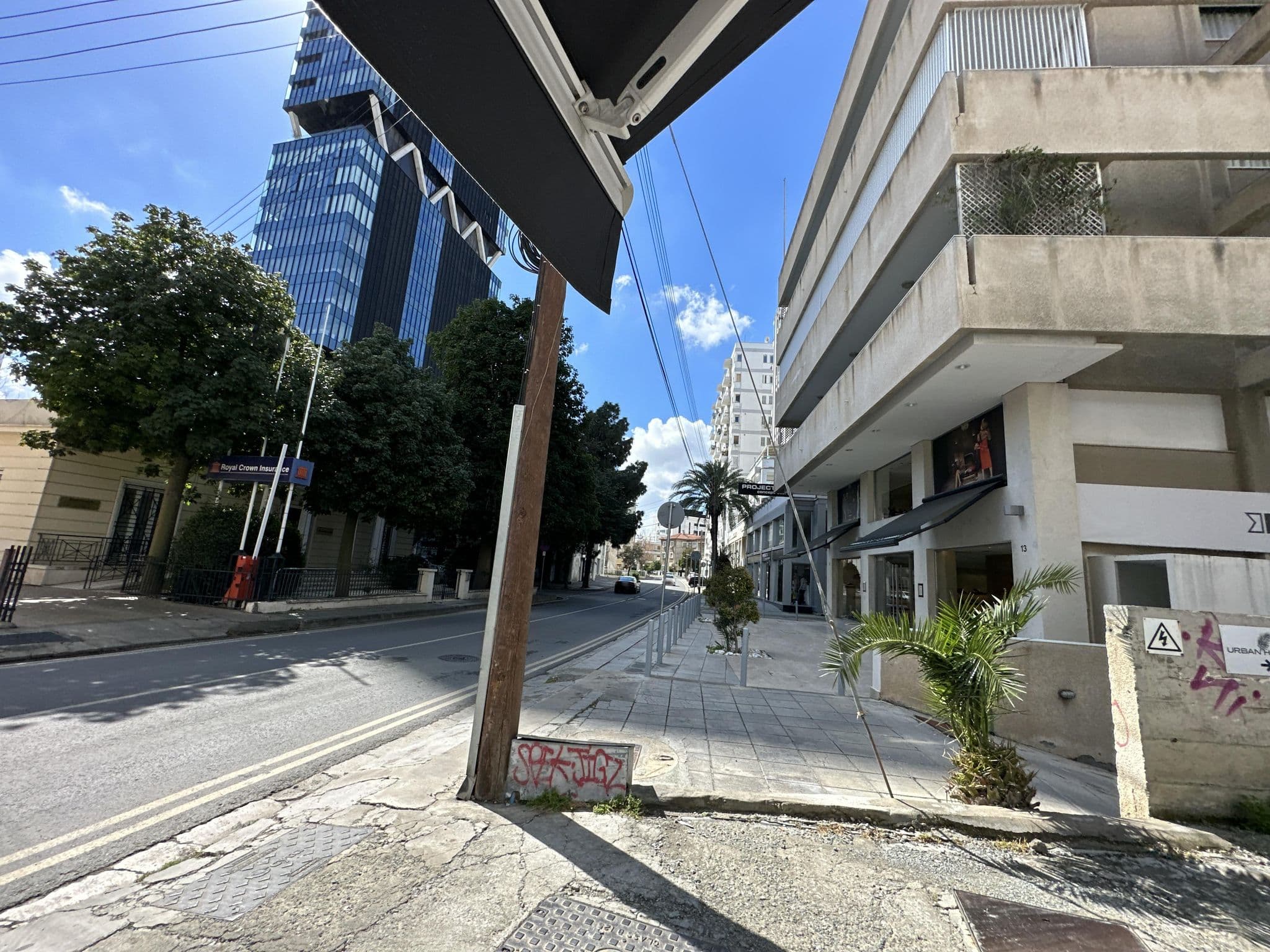 Street view near Urban Habitat Capsule Beds, Nicosia — © wasd42 (CC BY-SA · Mapillary)
