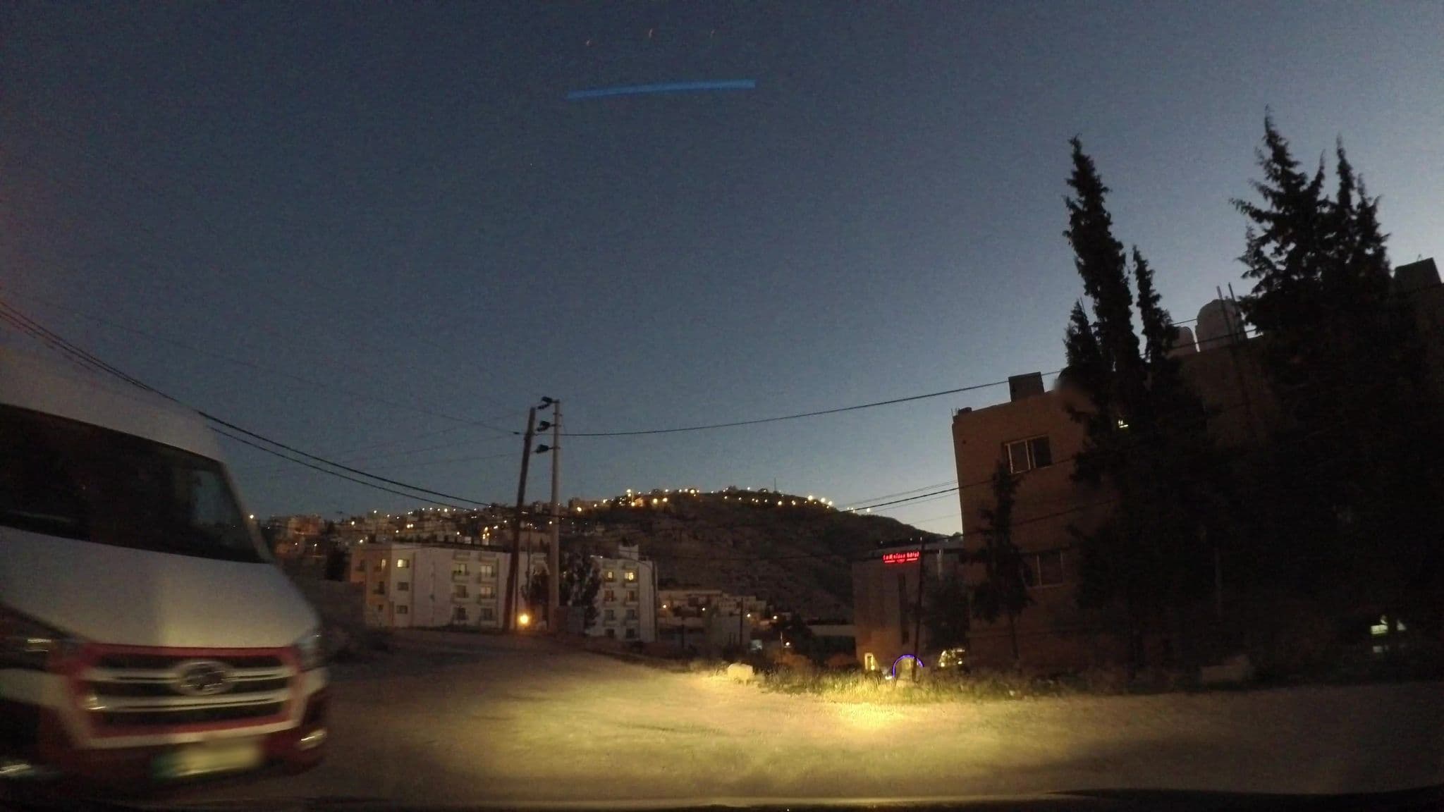 Street view near petra voyager hostel, Wādī Mūsá — © kaartcam (CC BY-SA · Mapillary)