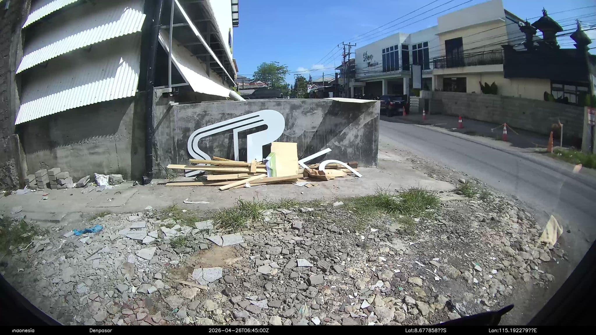 Street view near Dee Mansion, Legian