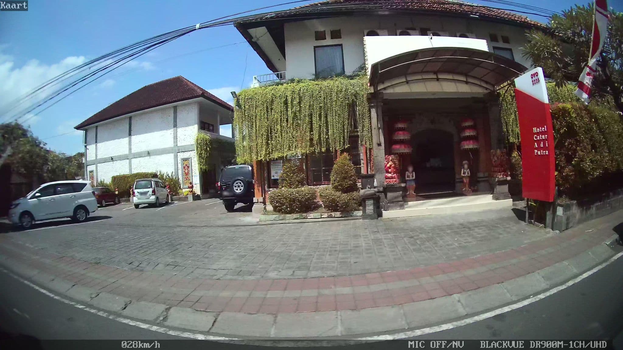 Street view near Catur Adi Putra Hotel, Denpasar