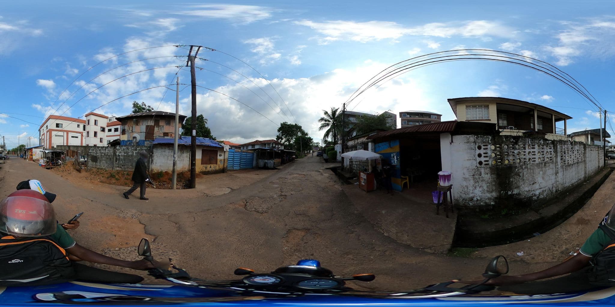 Street view near Jam Hotel Lodge, Freetown — © Jborg88 (CC BY-SA · Mapillary)
