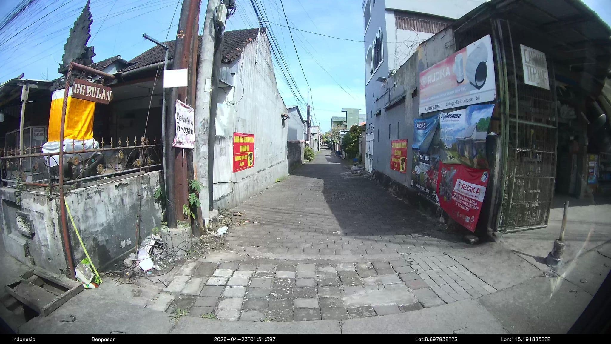 Street view near Griya Adelia, Legian