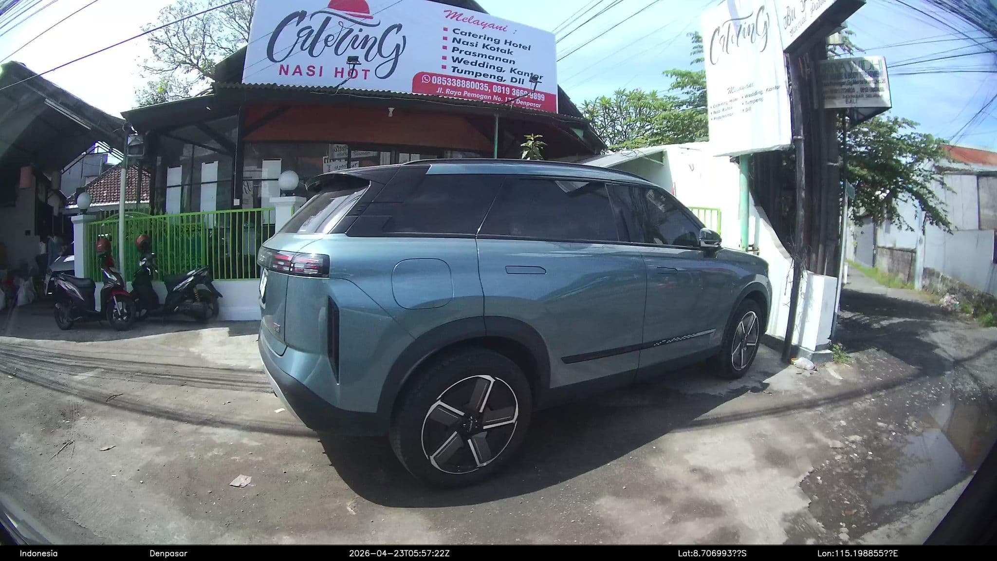 Street view near Griya Widhi Guest House, Legian