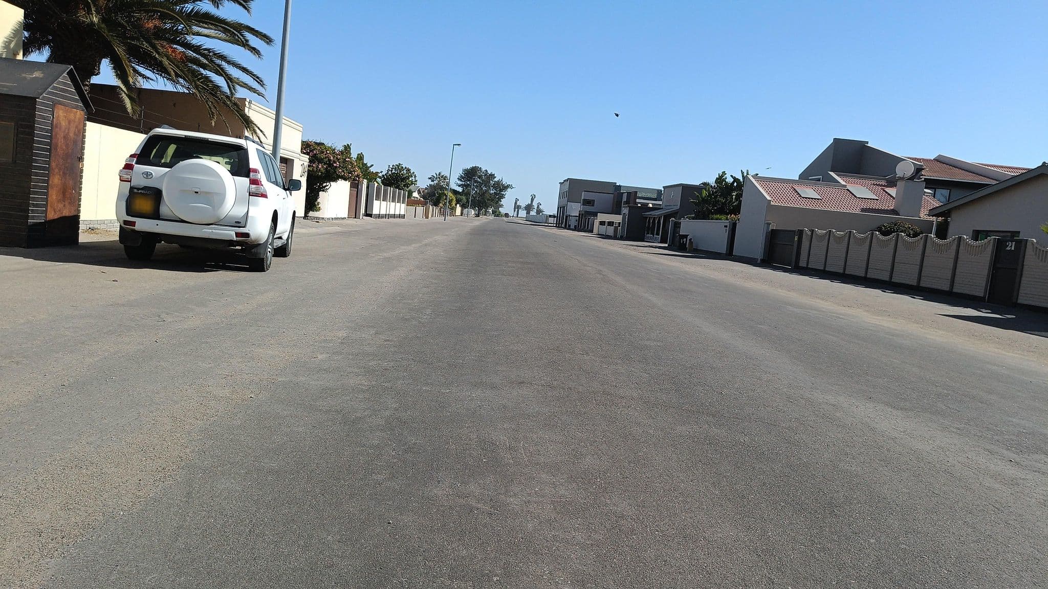 Street view near Selkie B&B, Walvis Bay — © sedrubal (CC BY-SA · Mapillary)