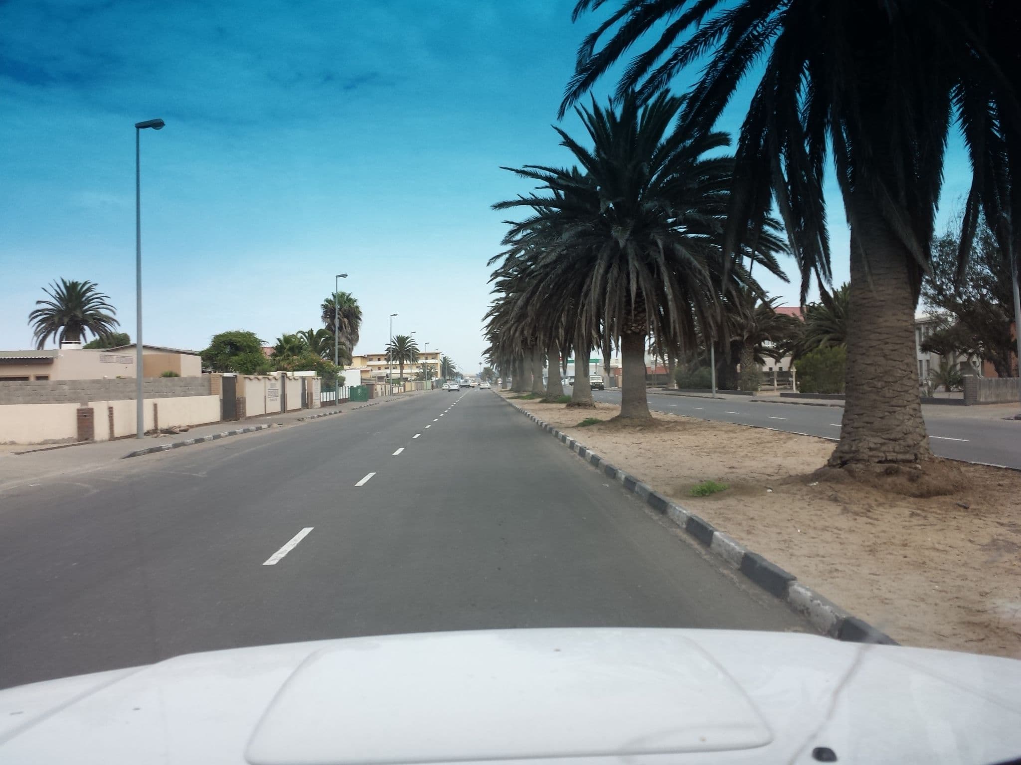 Street view near Feathers inn guesthouse, Walvis Bay — © staehler (CC BY-SA · Mapillary)