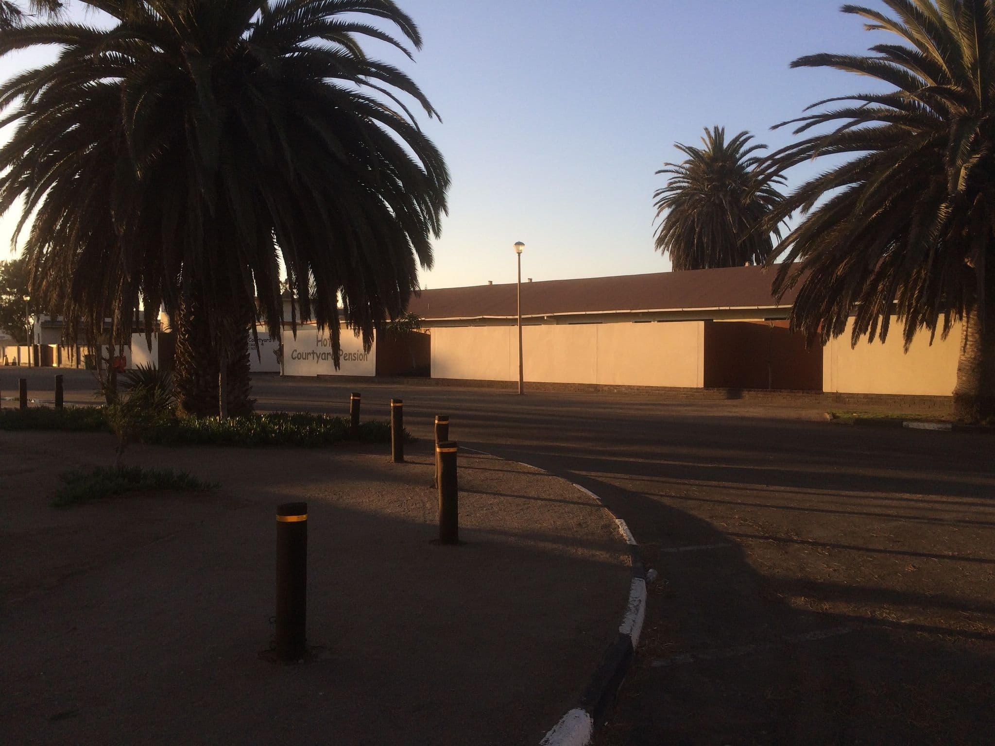 Street view near de Baken Self-Catering Accommodation, Walvis Bay — © josmougn (CC BY-SA · Mapillary)