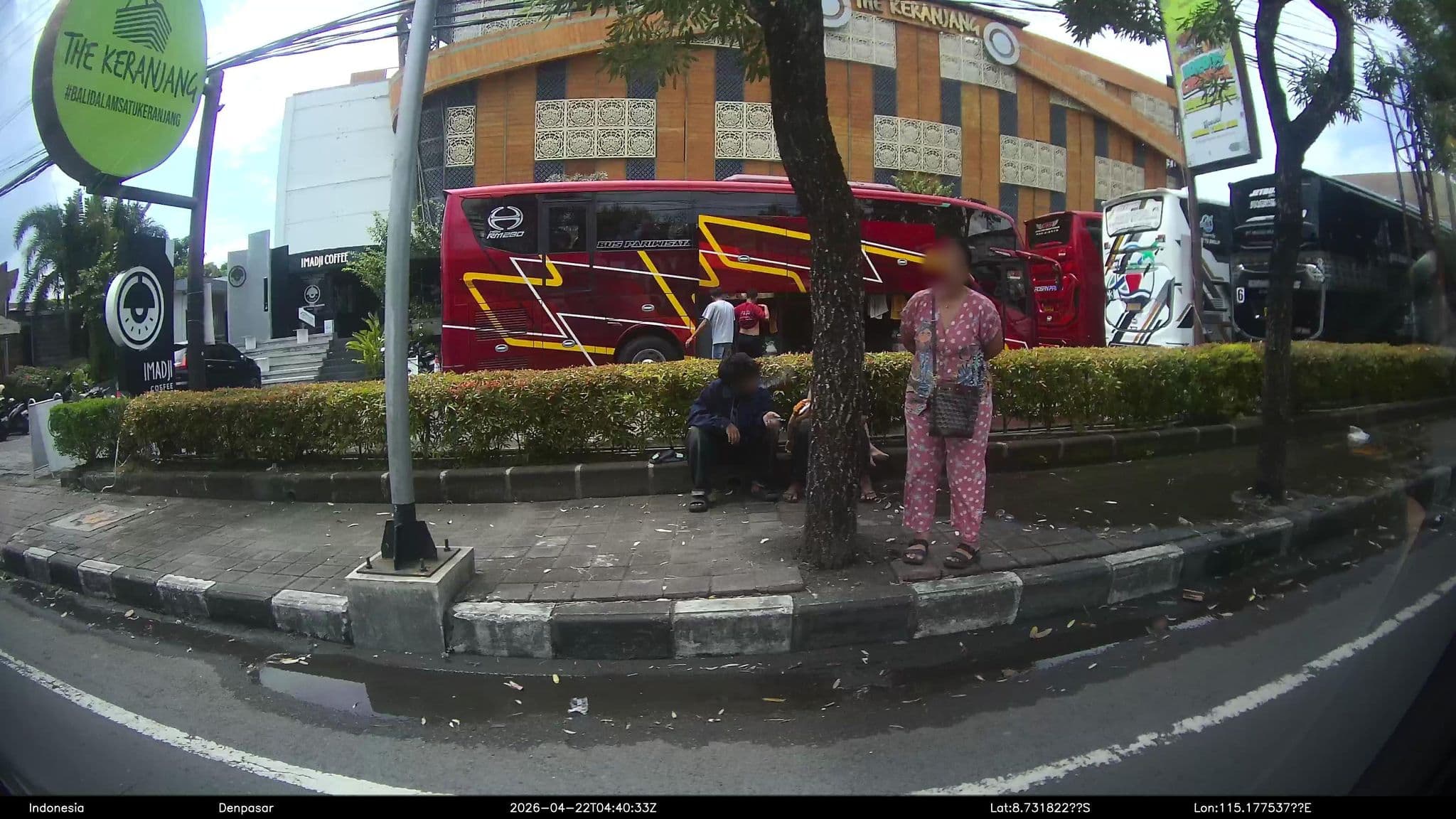 Street view near Hotel Darmadi, Kuta
